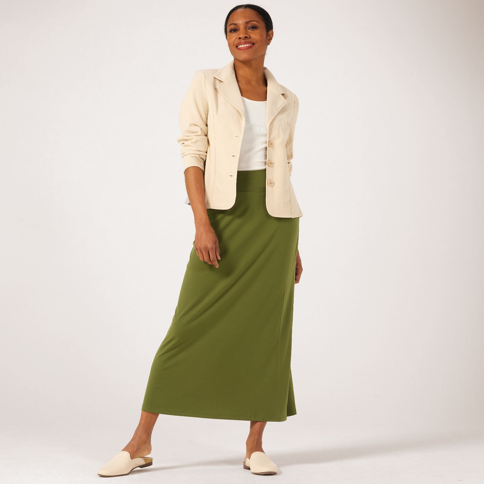 Qvc maxi skirts best sale