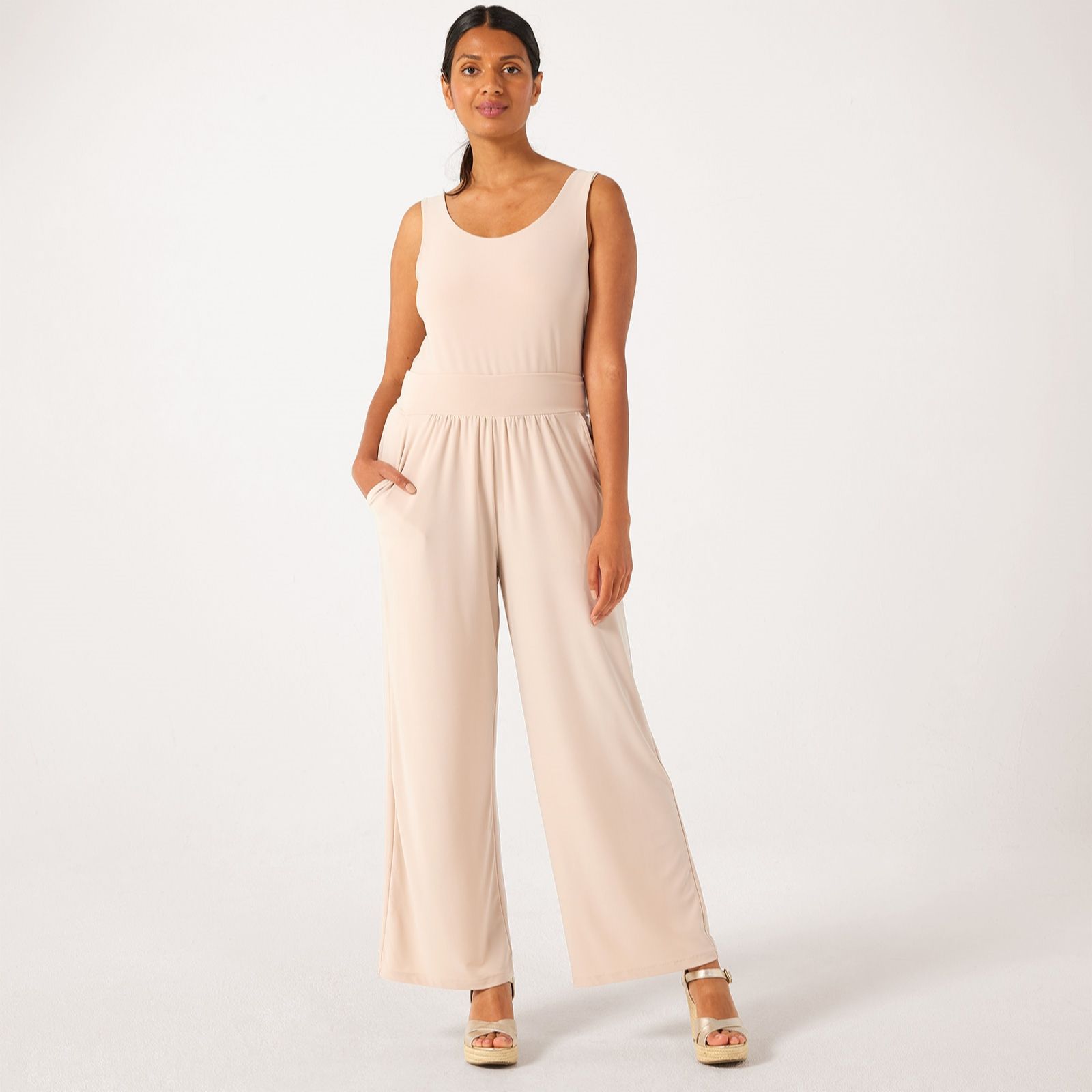 Kim & Co Deluxe Brazil Jersey Wide Leg Riviera Standard Trousers