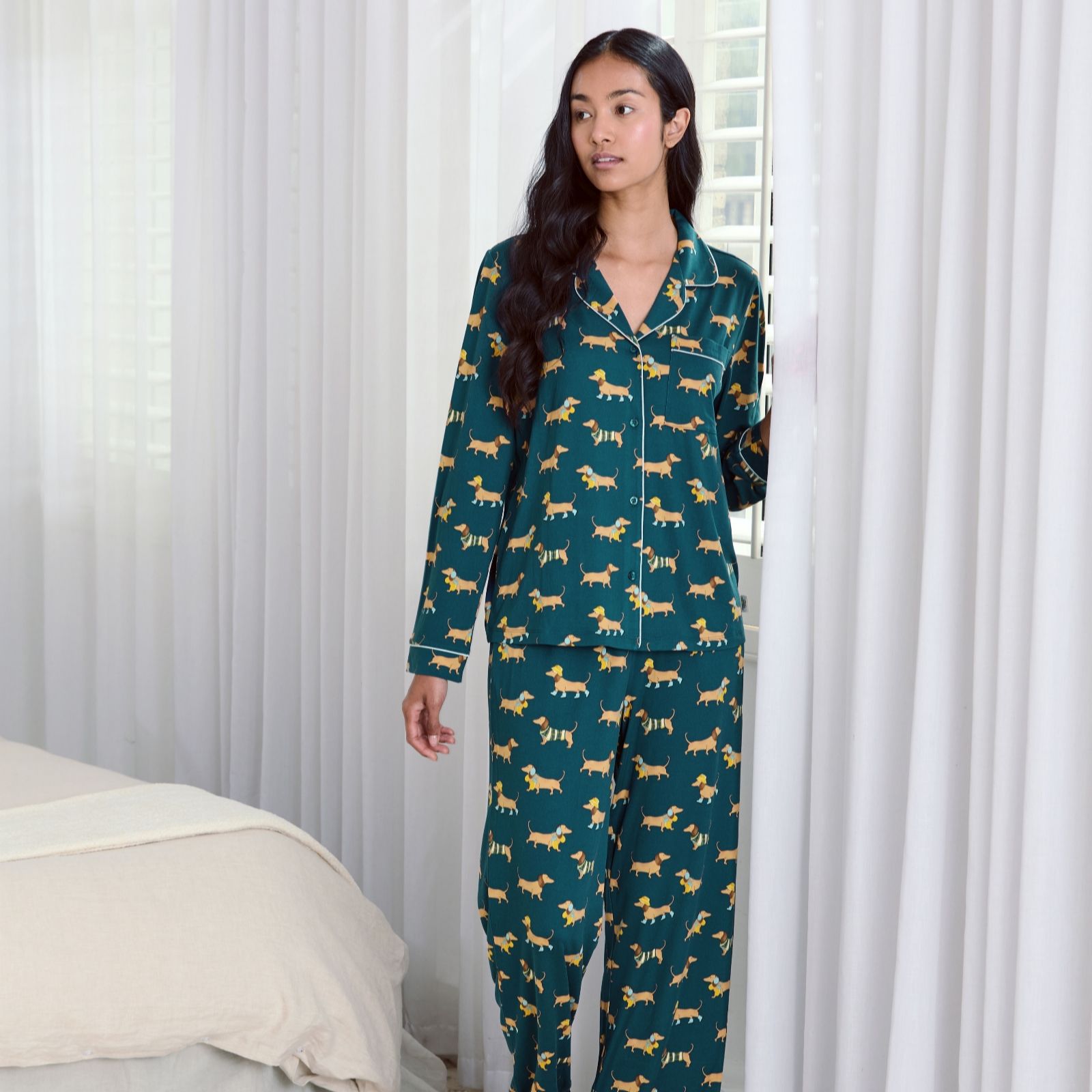 Chelsea Peers Classic Long Pyjama Set