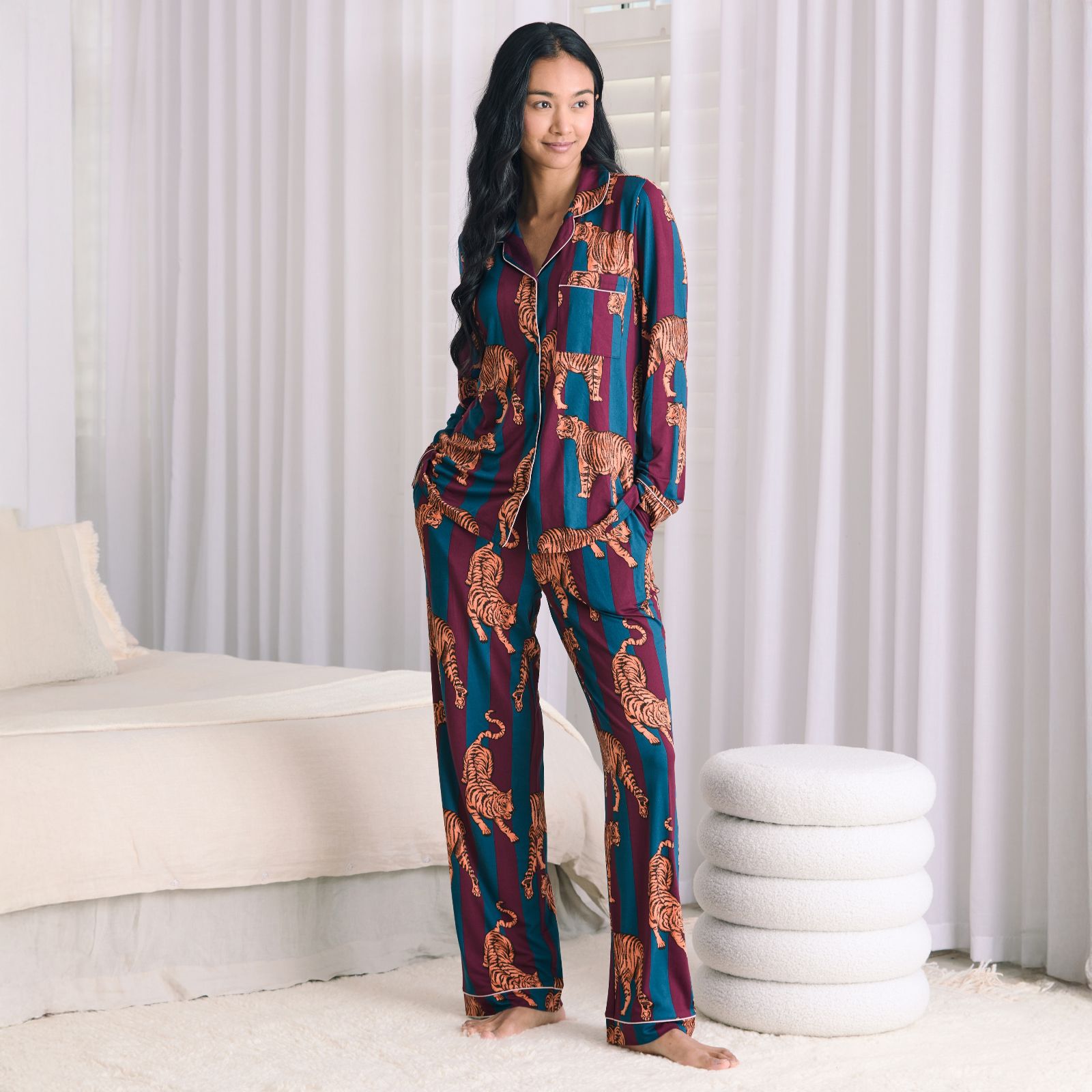 Chelsea Peers Classic Long Pyjama Set