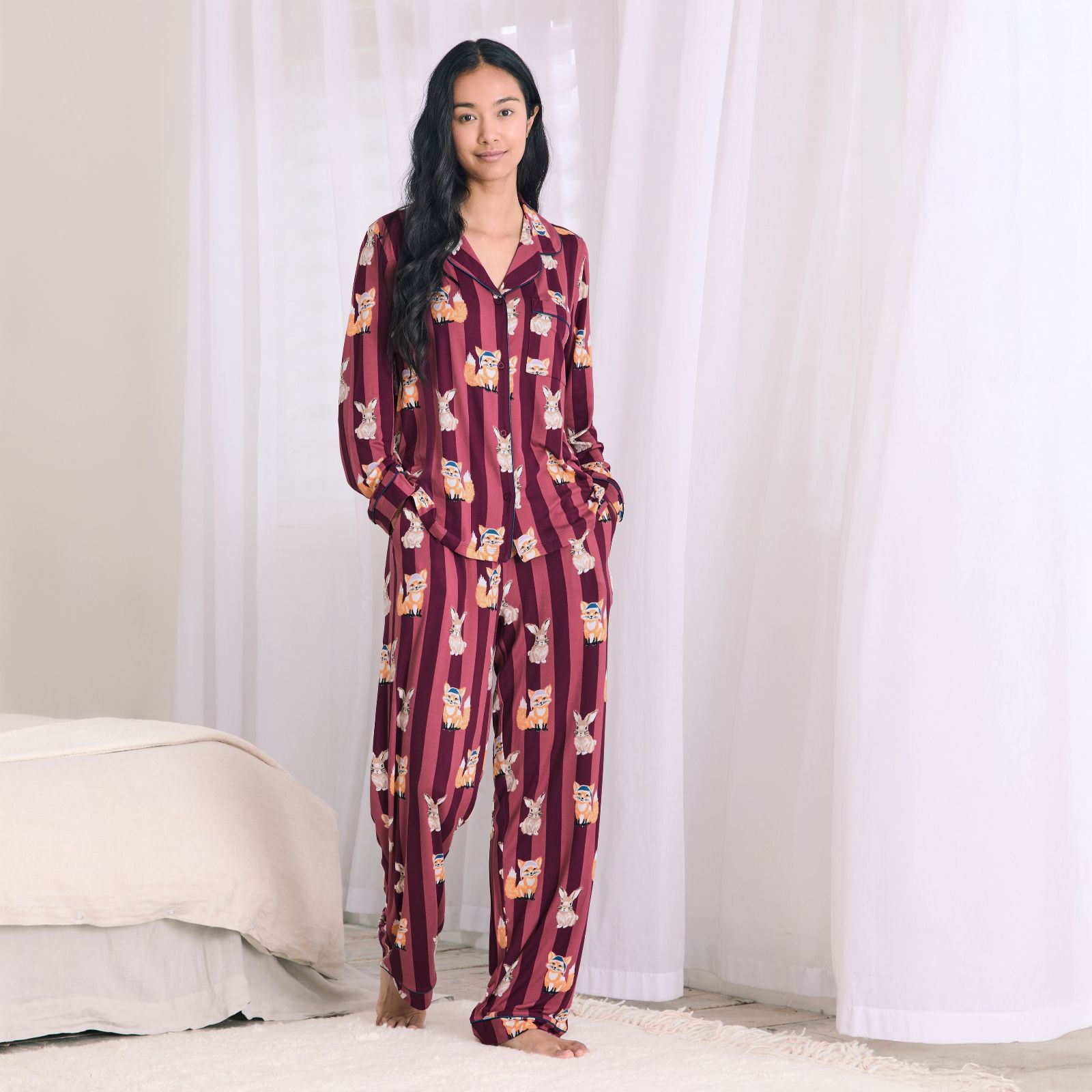 Chelsea Peers Classic Long Pyjama Set