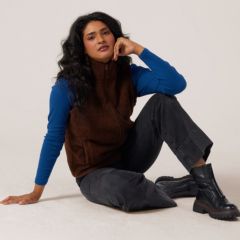 Denim & Co. Essentials Borg Gilet