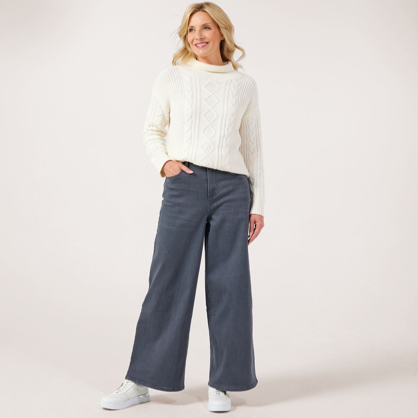 Ruth Langsford Wide Leg Jean Petite