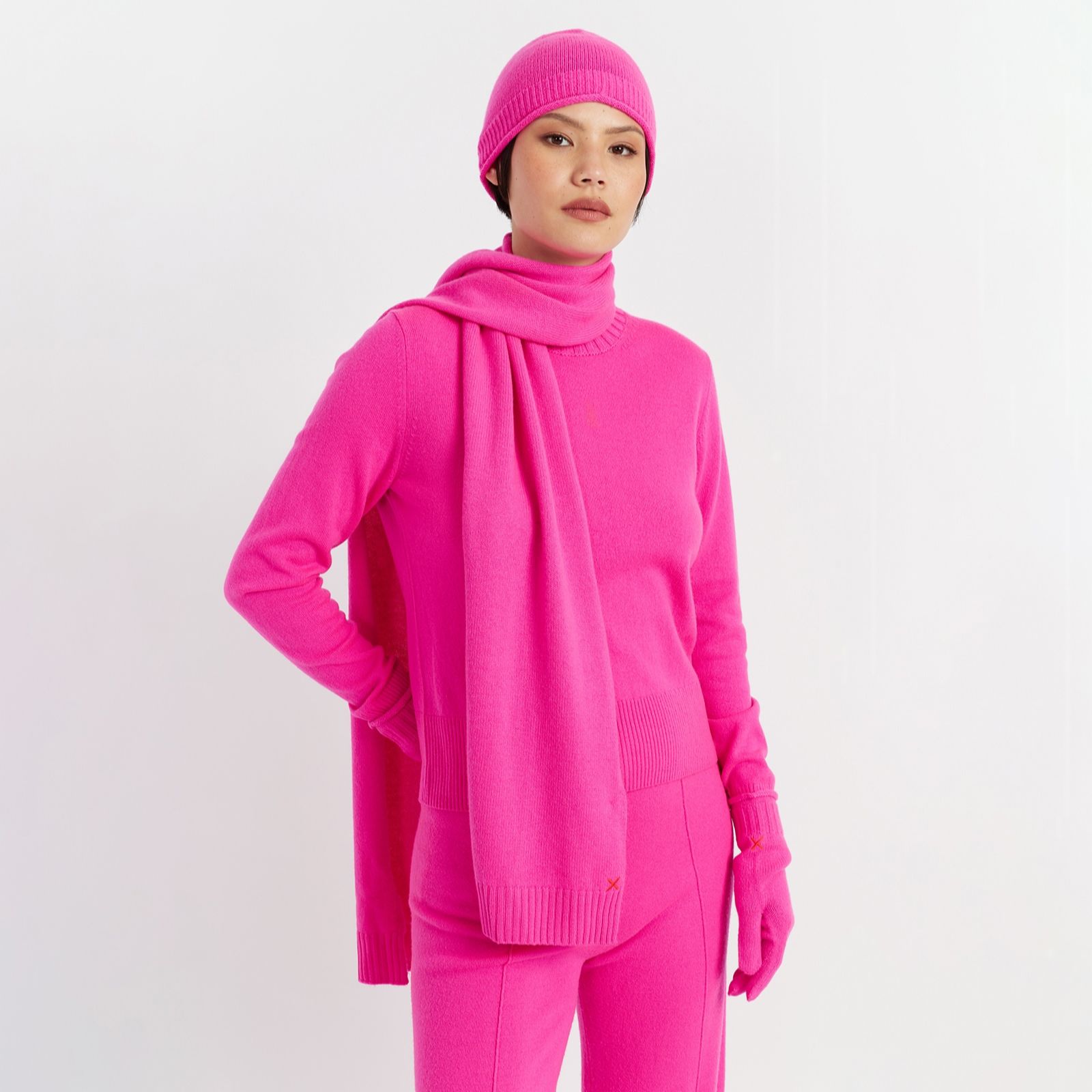 Chinti & Parker Wool Cashmere Blend Knitted Scarf