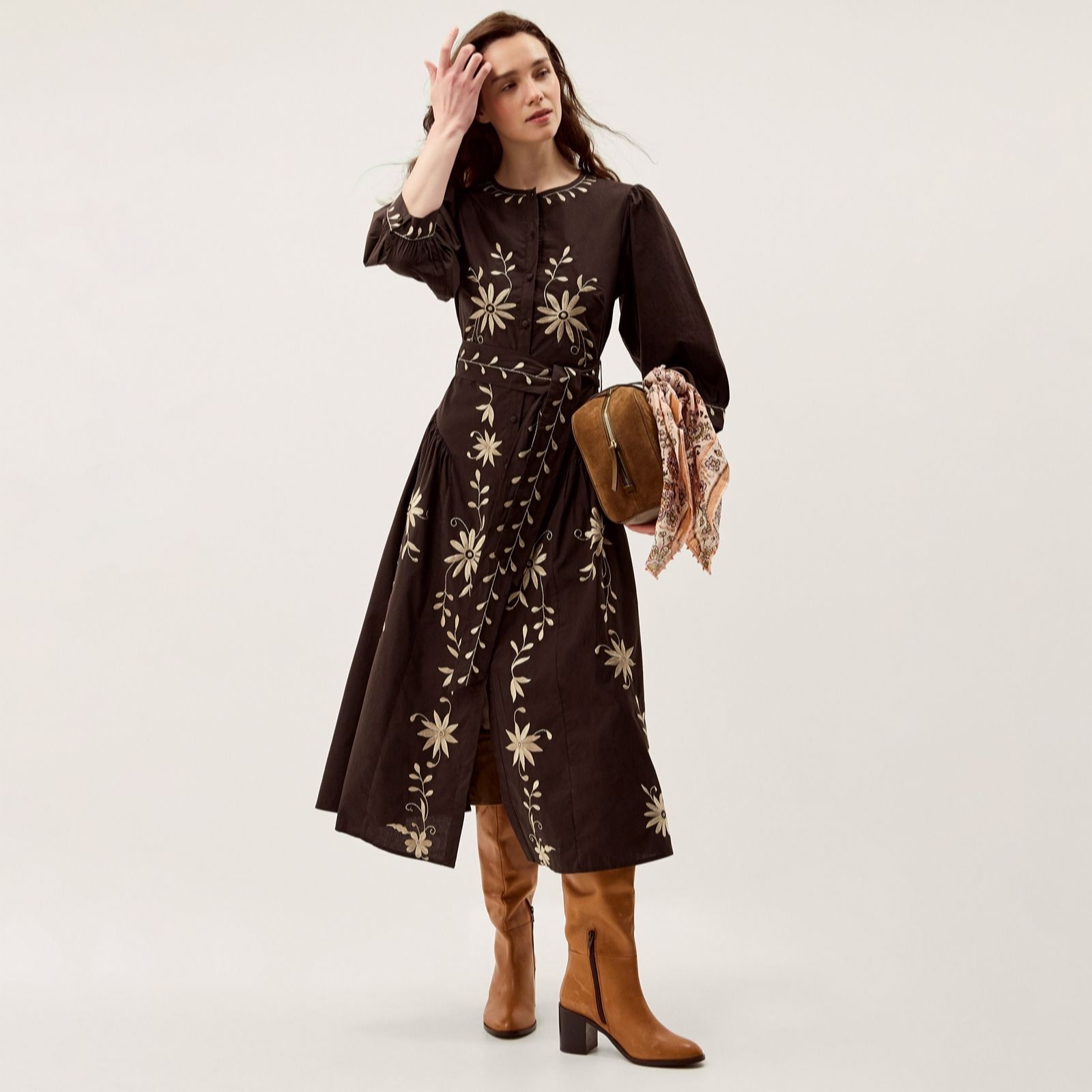 Monsoon Eloise Embroidered Dress