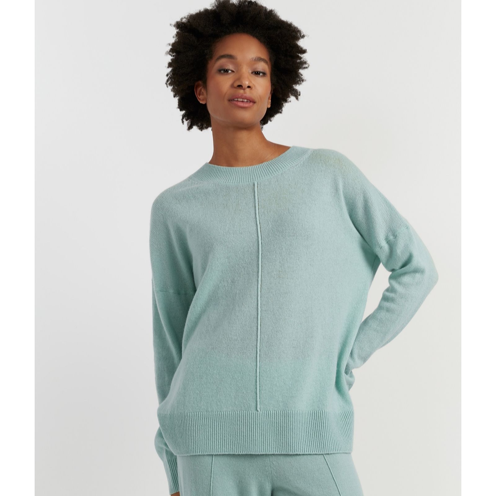 Chinti & Parker Wool Cashmere Blend Light Knit Relaxed Jumper