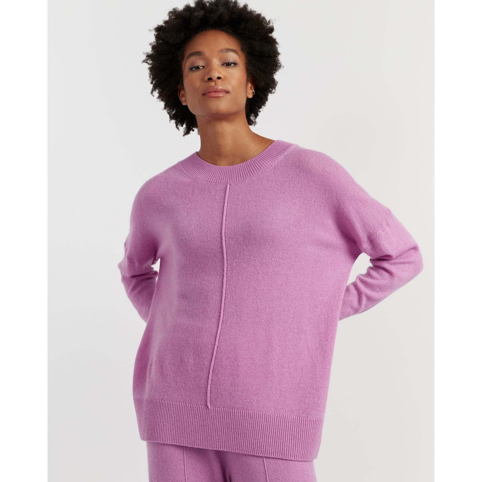 Chinti & Parker Wool Cashmere Blend Light Knit Relaxed Jumper
