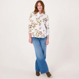 Masai Copenhagen Inanne Viscose Blend Embroidery Long Sleeve Shirt