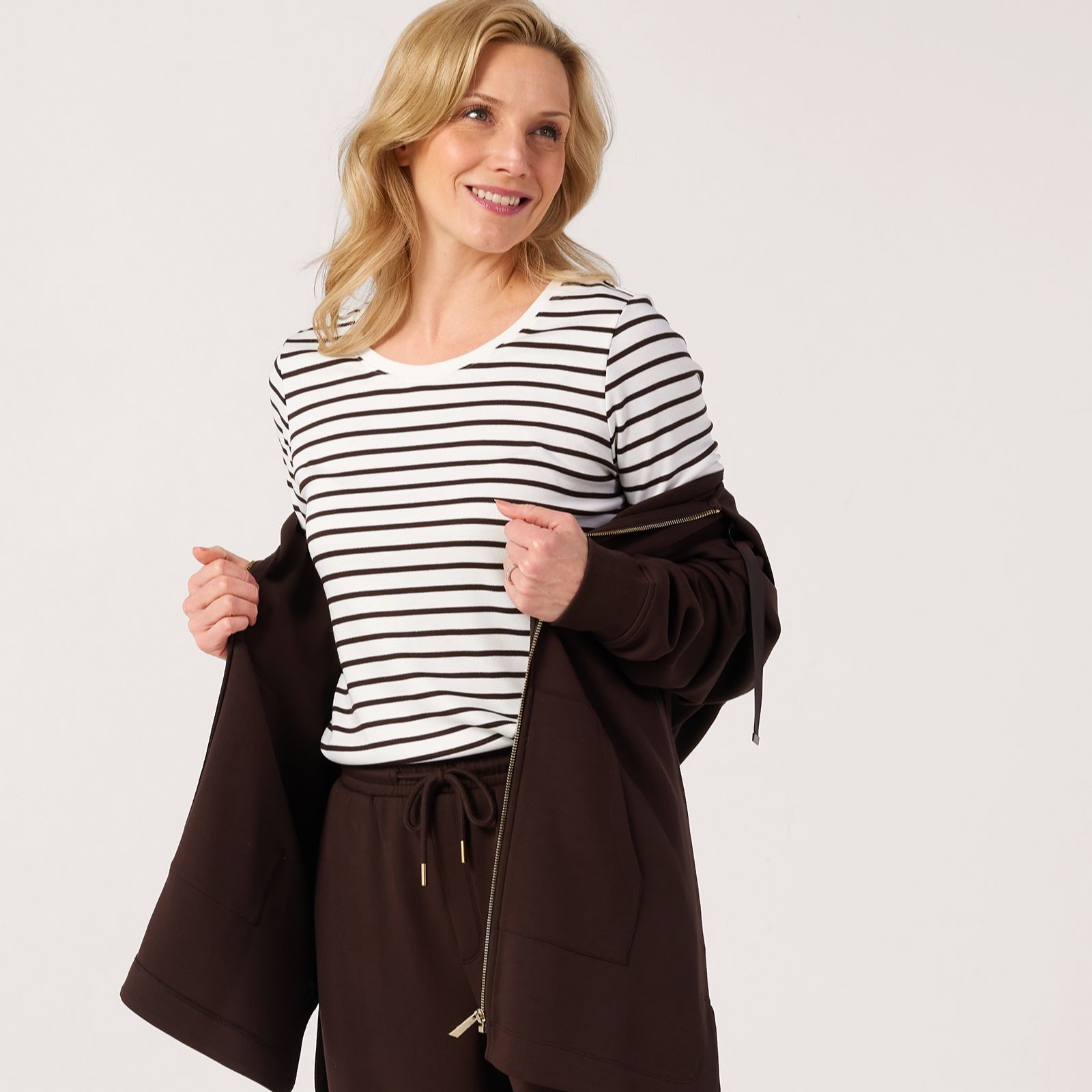 Ruth Langsford Stripe Short sleeve top