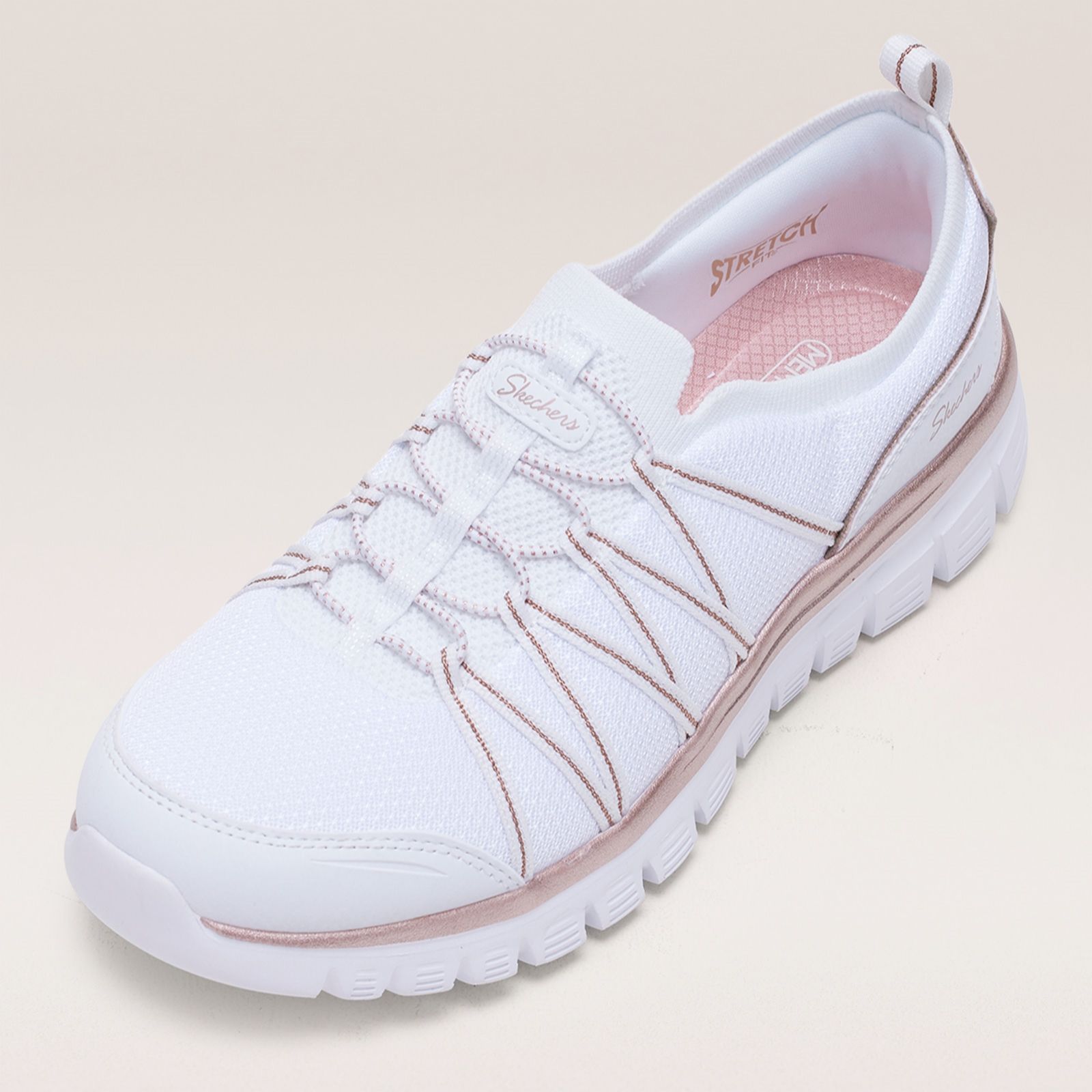 Skechers Graceful Purecrush Bungee Trainer QVC UK