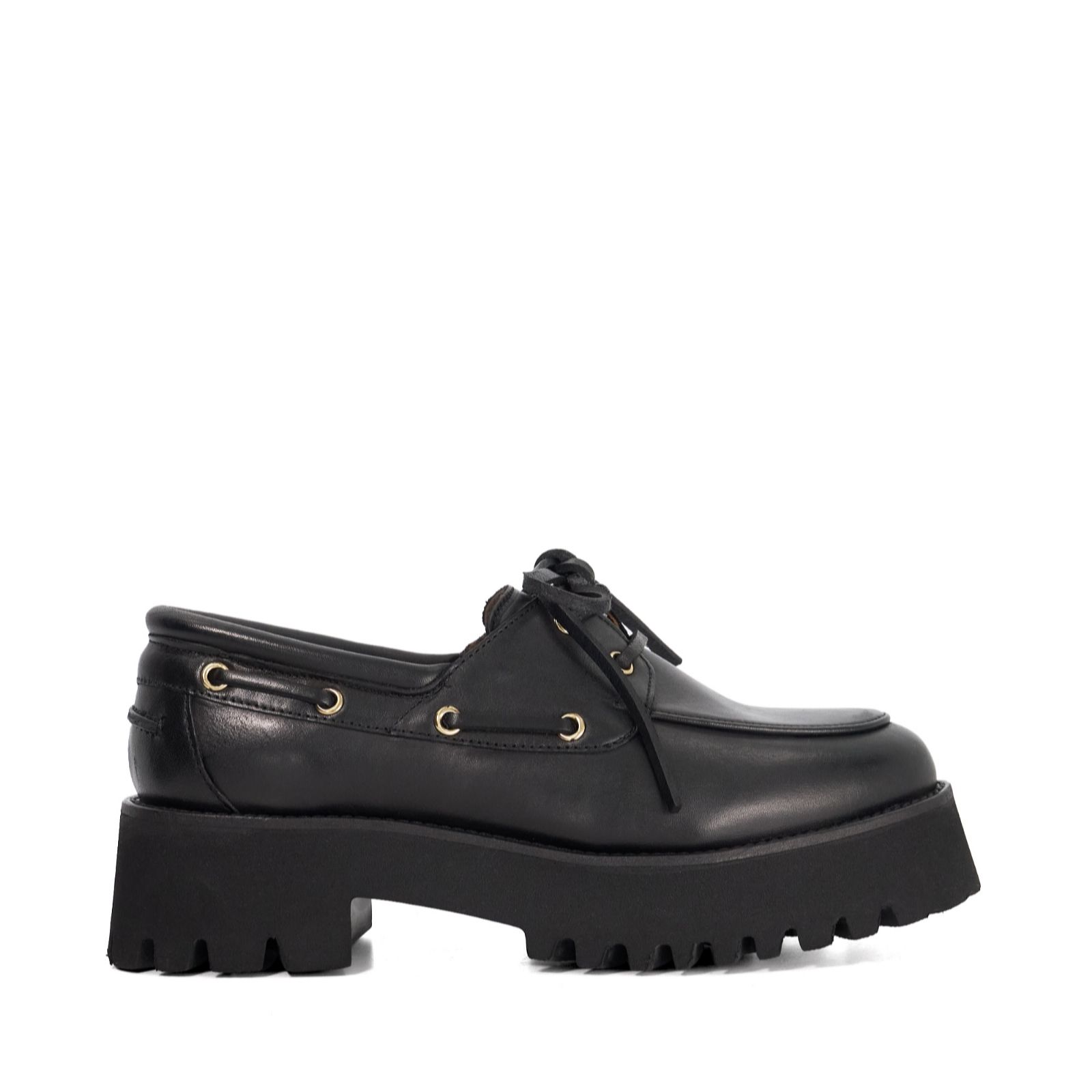 Dune London Leather Griffyn Shoe