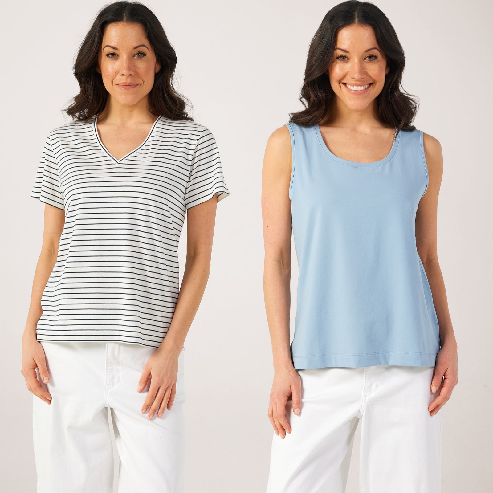 MarlaWynne Layers Pack Of 2 Cotton Tops