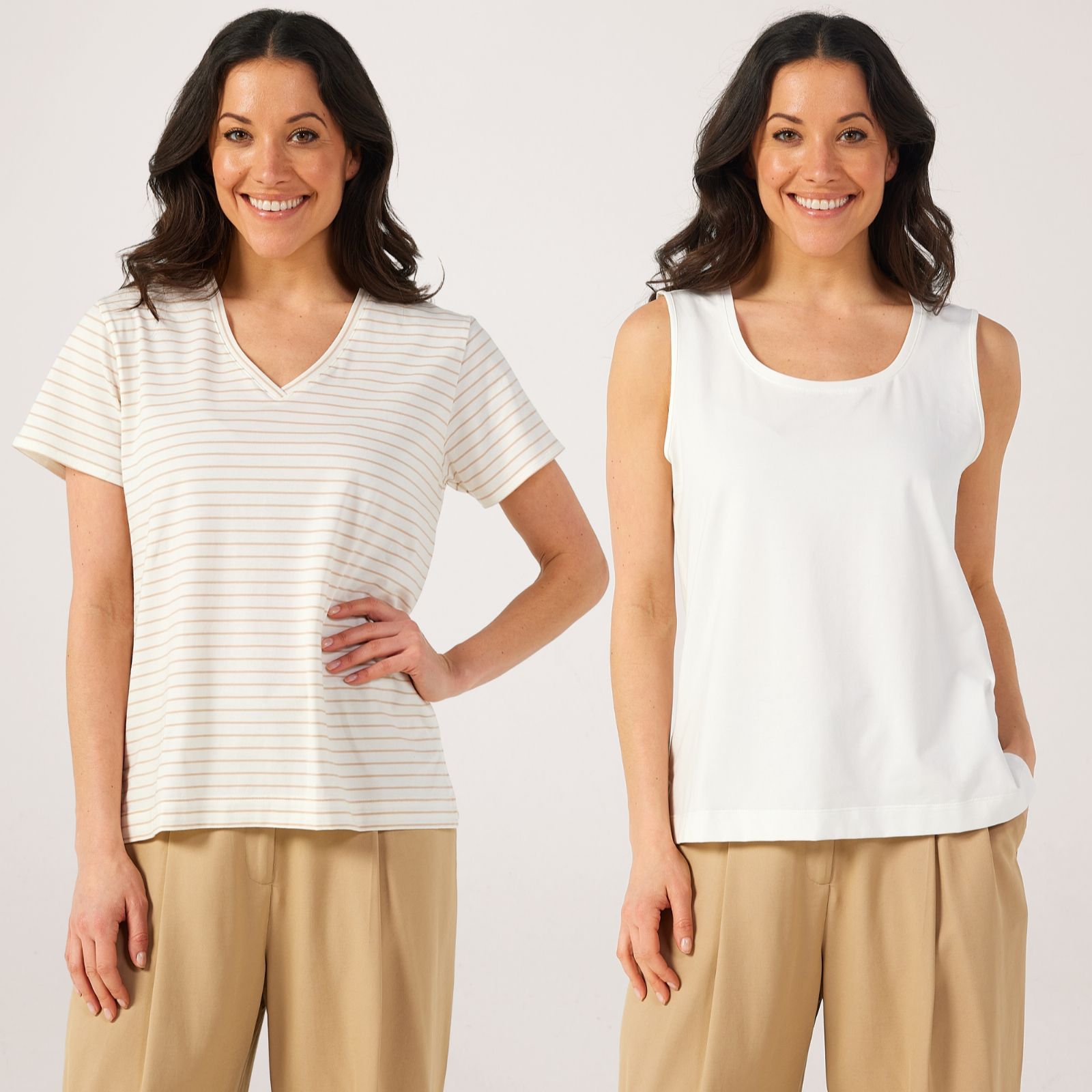 MarlaWynne Layers Pack Of 2 Cotton Tops