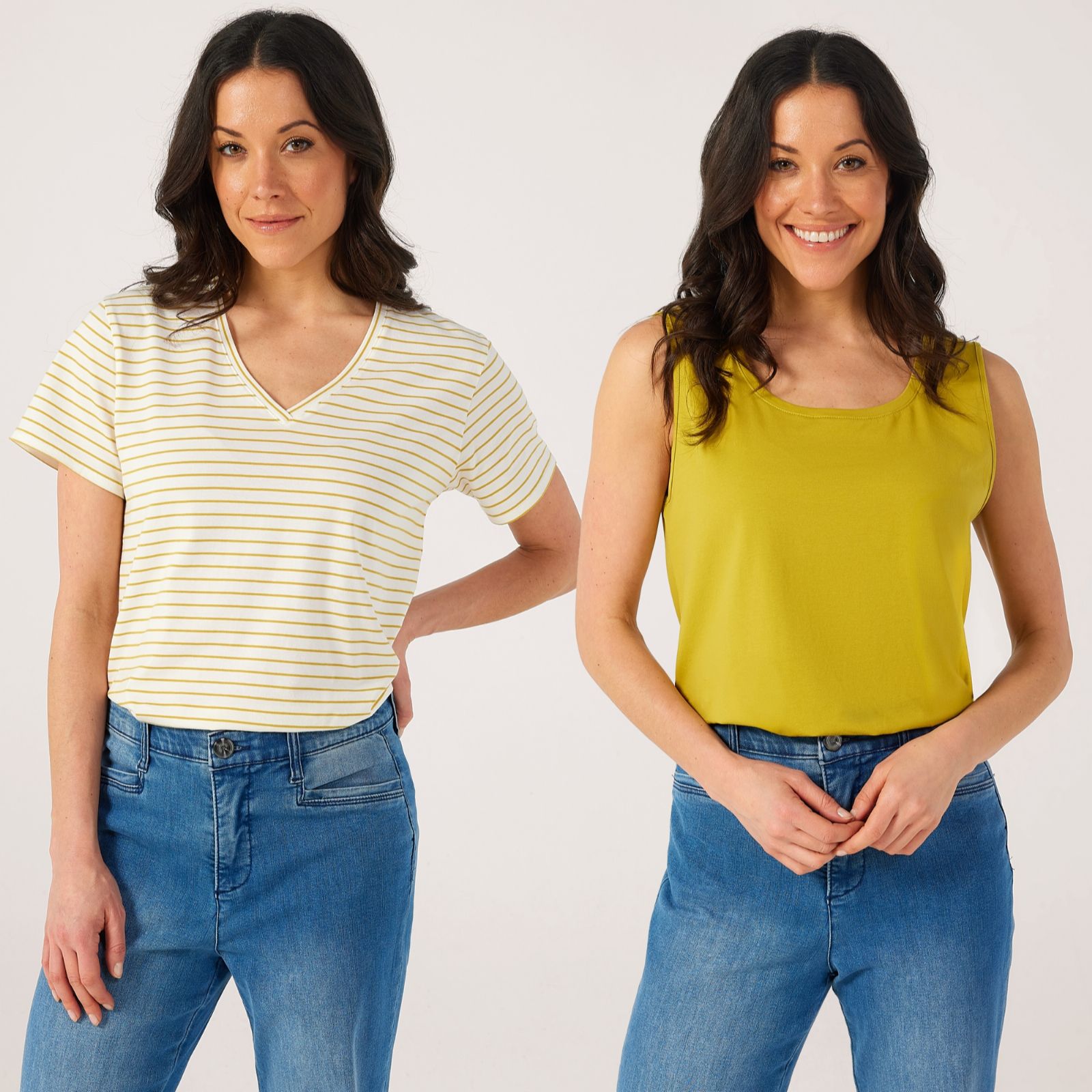 MarlaWynne Layers Pack Of 2 Cotton Tops
