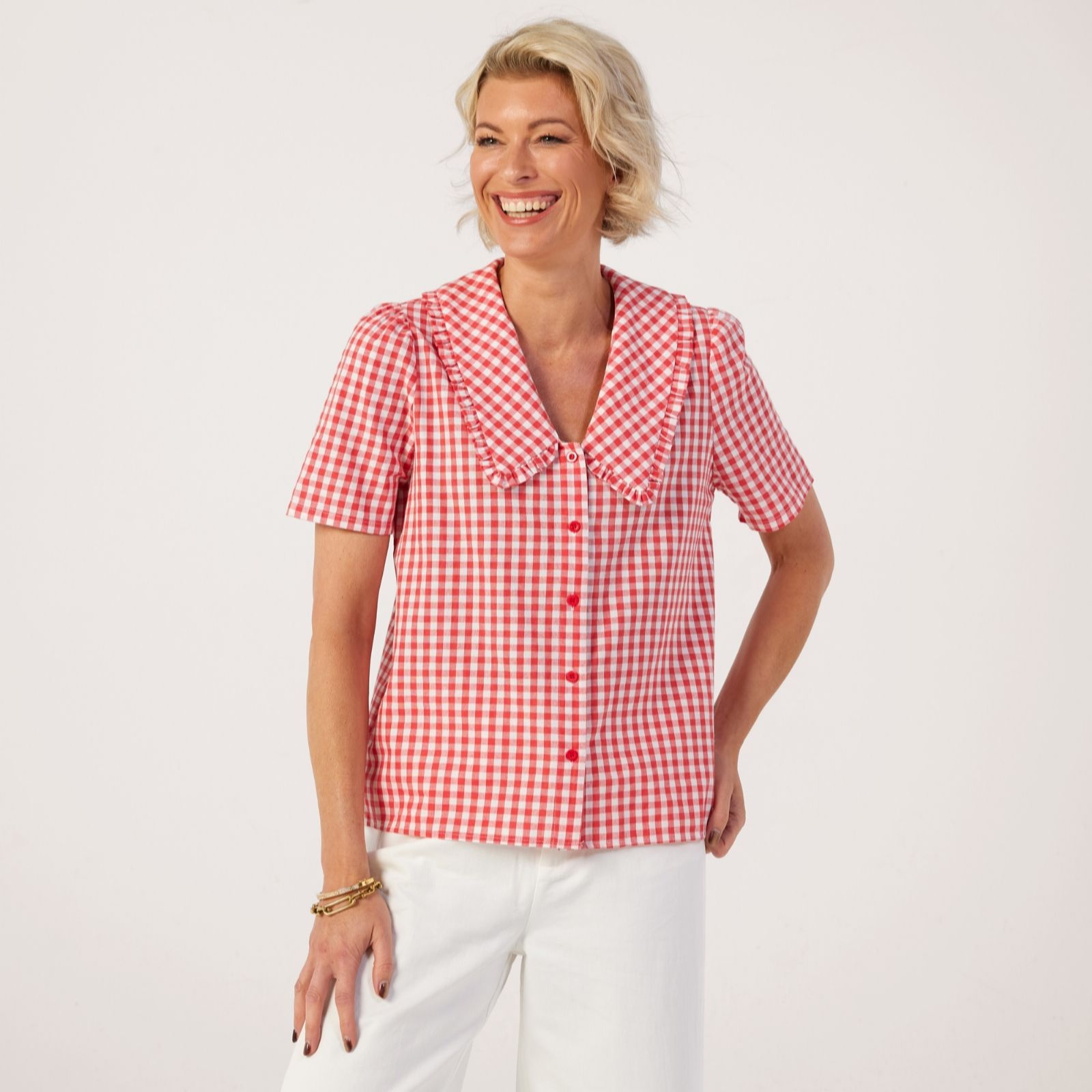 Compania Fantastica Peter Pan Collar Shirt