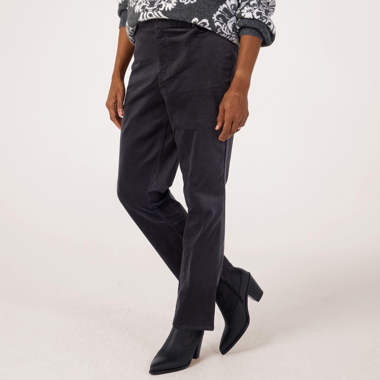 Ruth Langsford Straight Leg Moleskin Trouser Standard