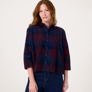Masai Copenhagen Ibilisan Soft Corduroy Check Shirt