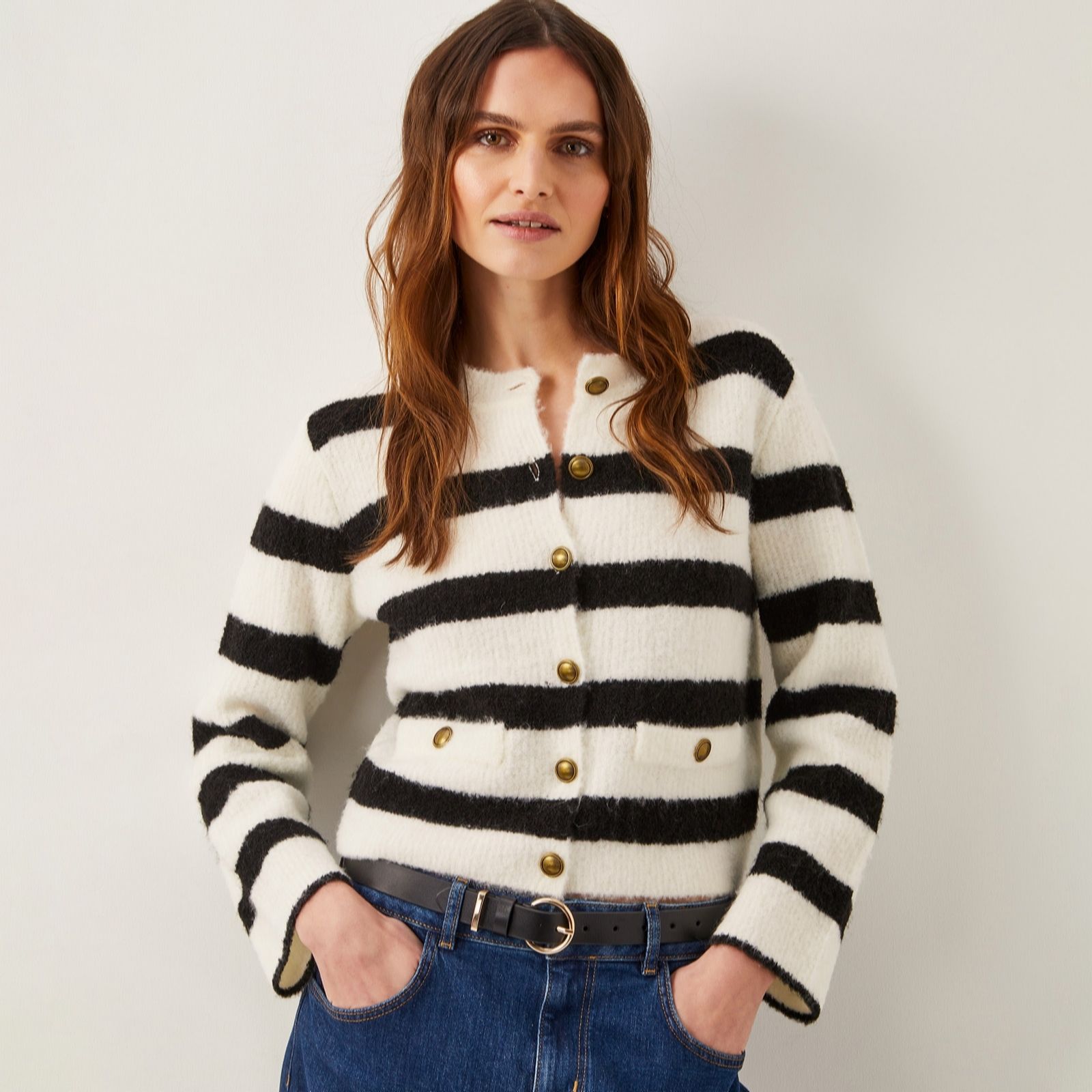 Monsoon Sam Stripe Cardigan