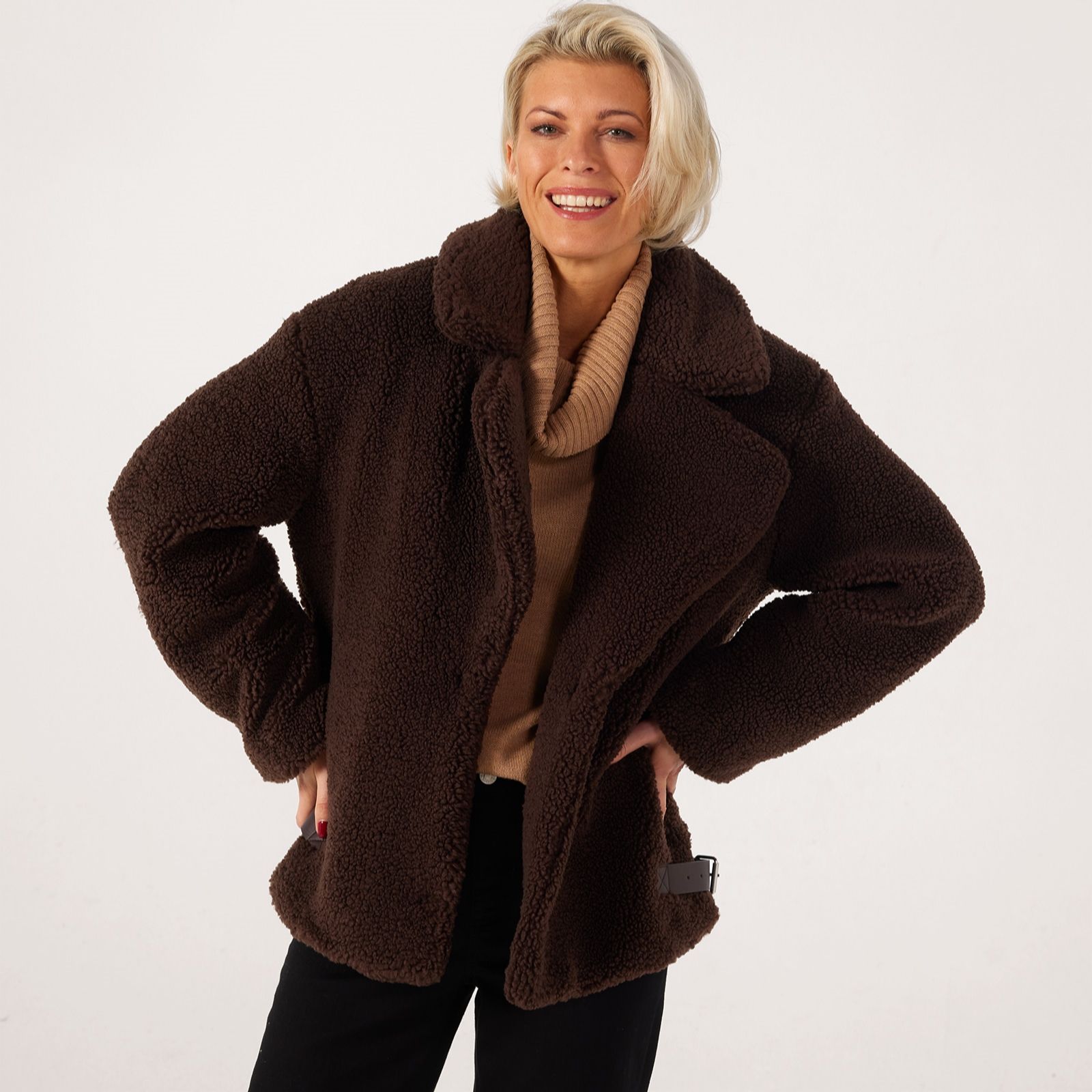 Centigrade Teddy Mid Length Coat