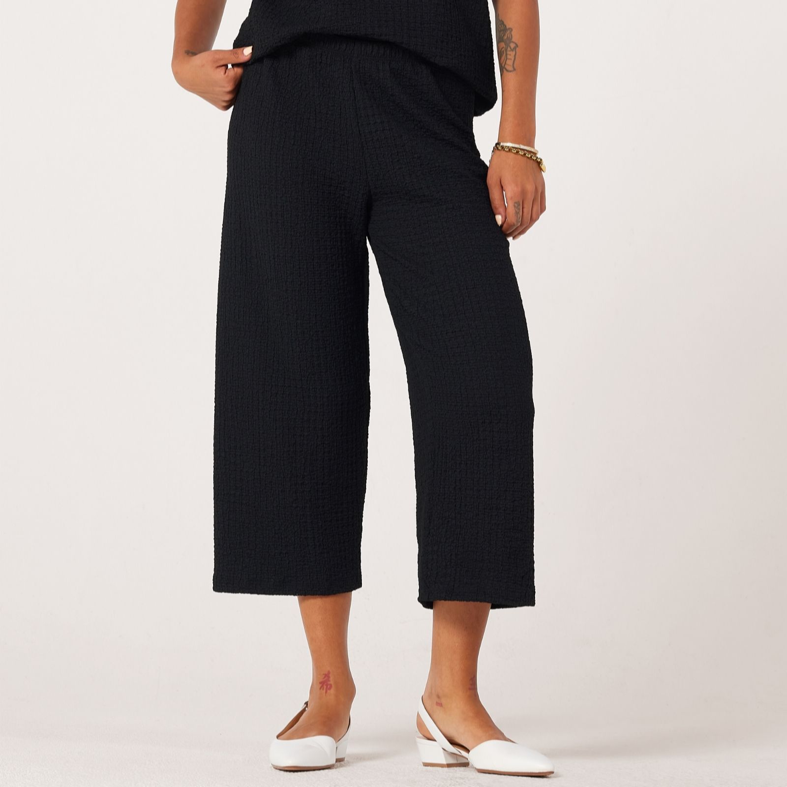 Kim & Co Mini Pop Straight Leg Cropped Standard Trousers