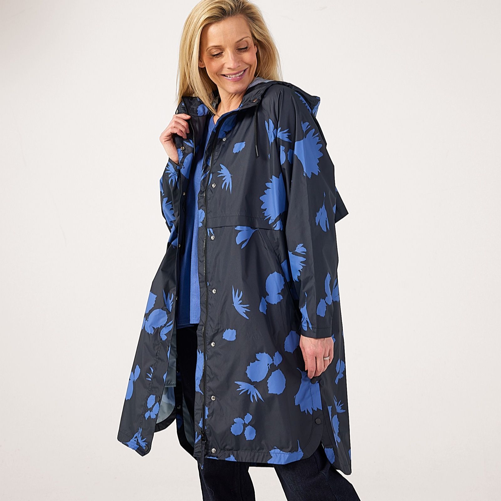 Masai Copenhagen Tipala Printed Raincoat with Taped Seams