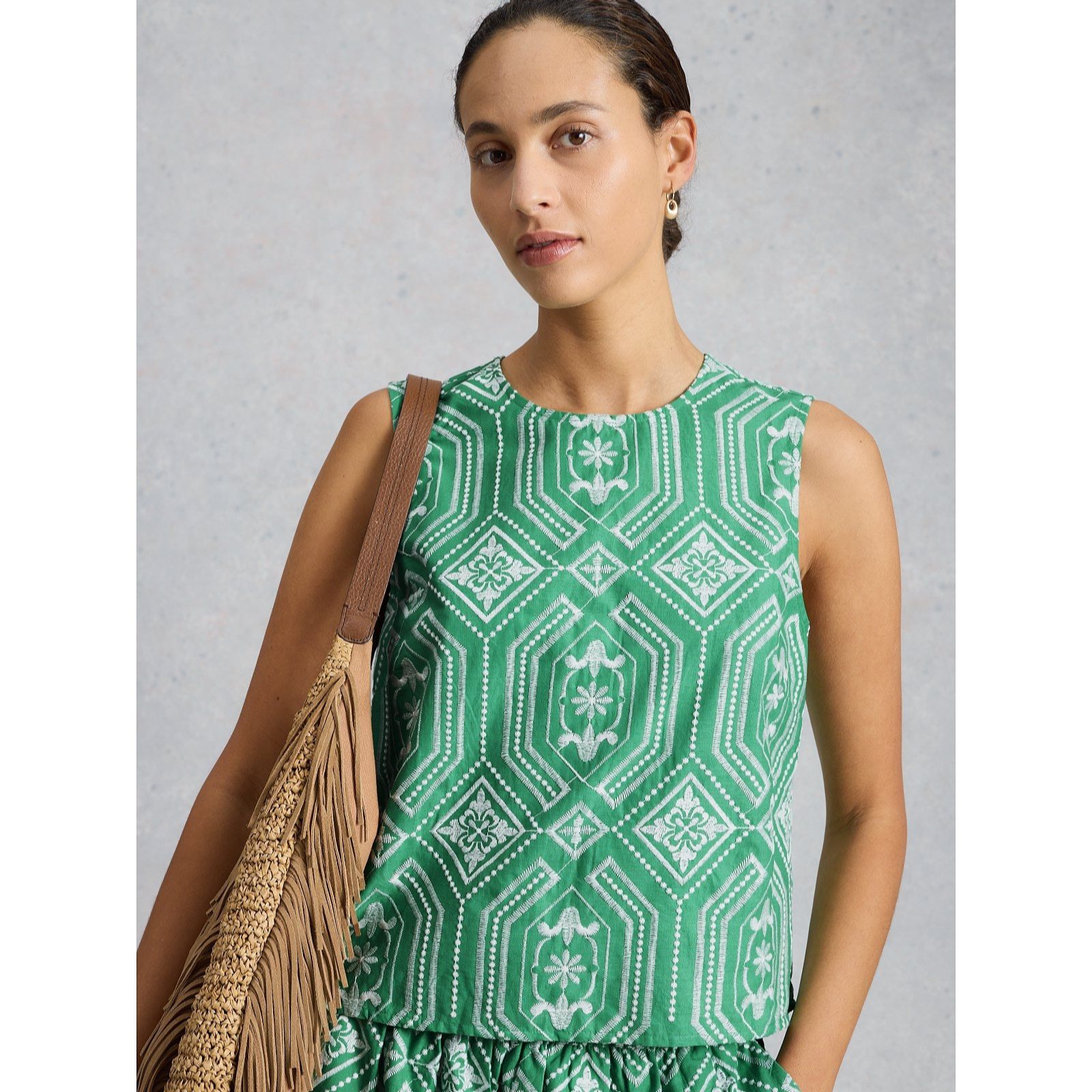 White Stuff Hallie Embroidered Top