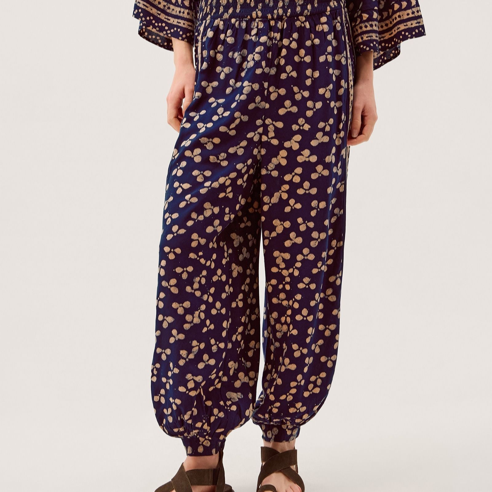 Monsoon Artisan Beach Clover Batik Trousers