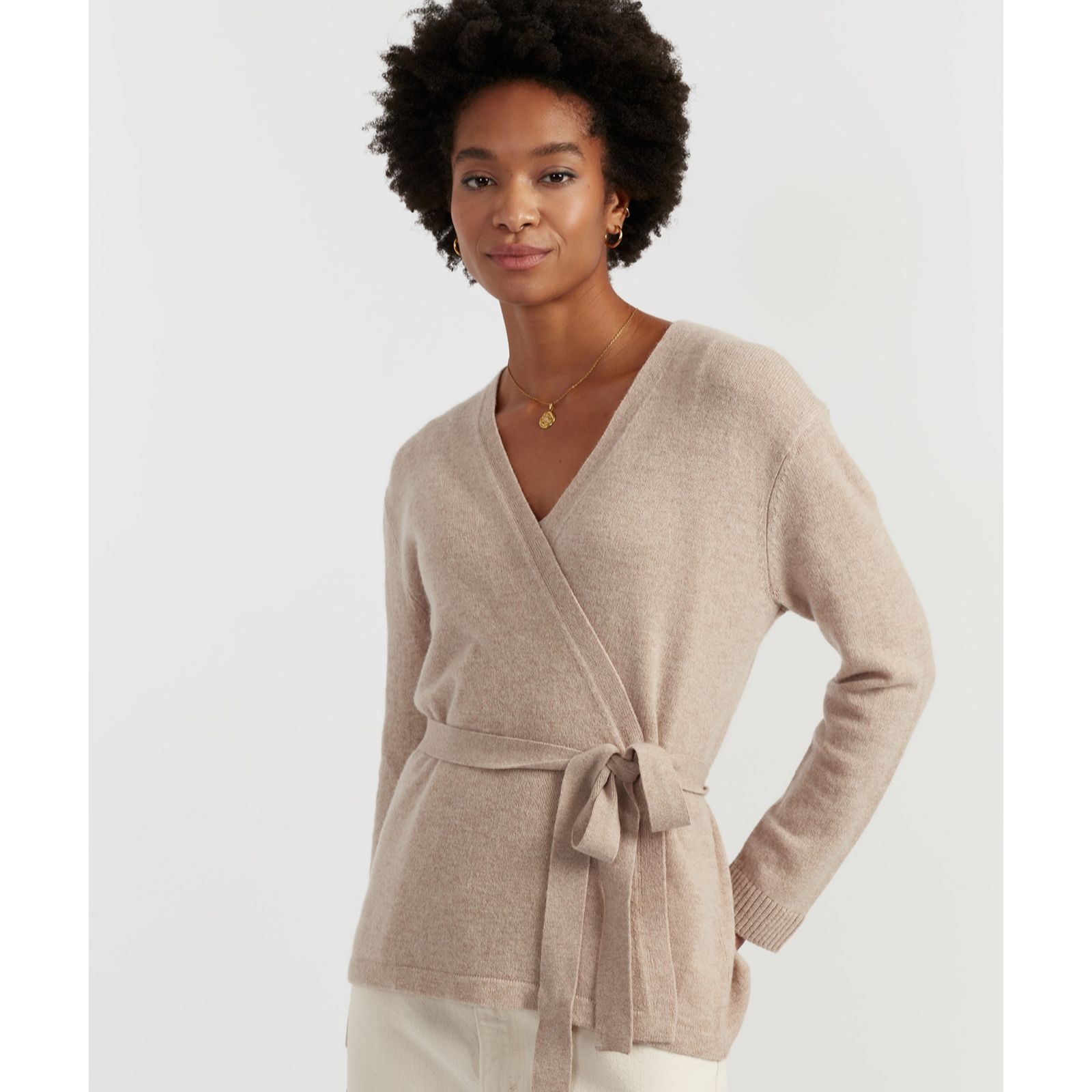 Chinti & Parker Wool Cashmere Blend Light Wrap Cardigan