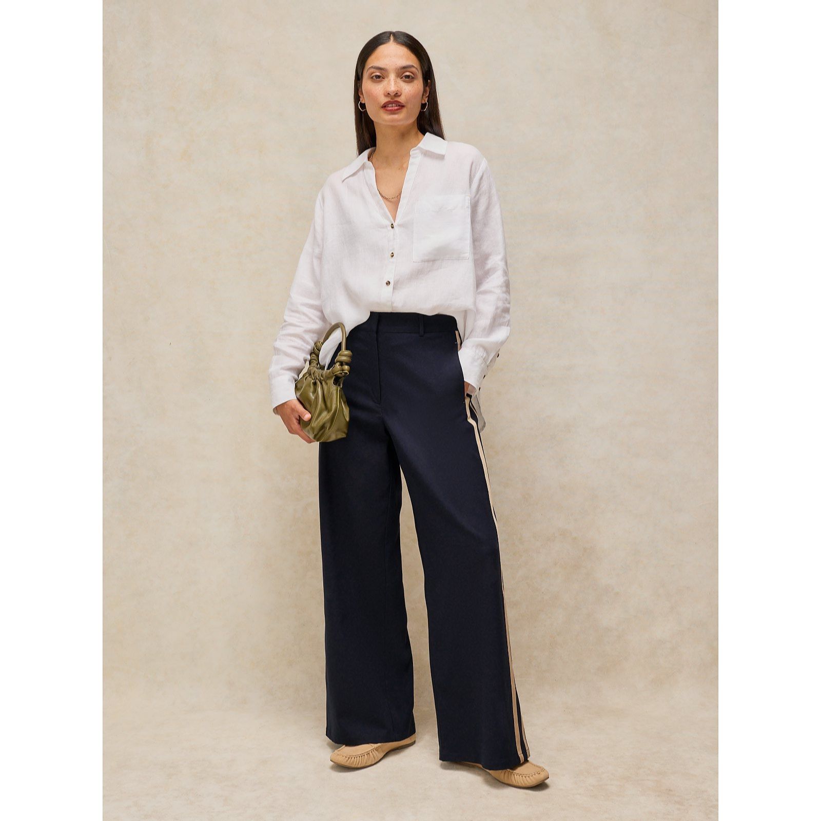 White Stuff Kenna Side Stripe Trouser Standard
