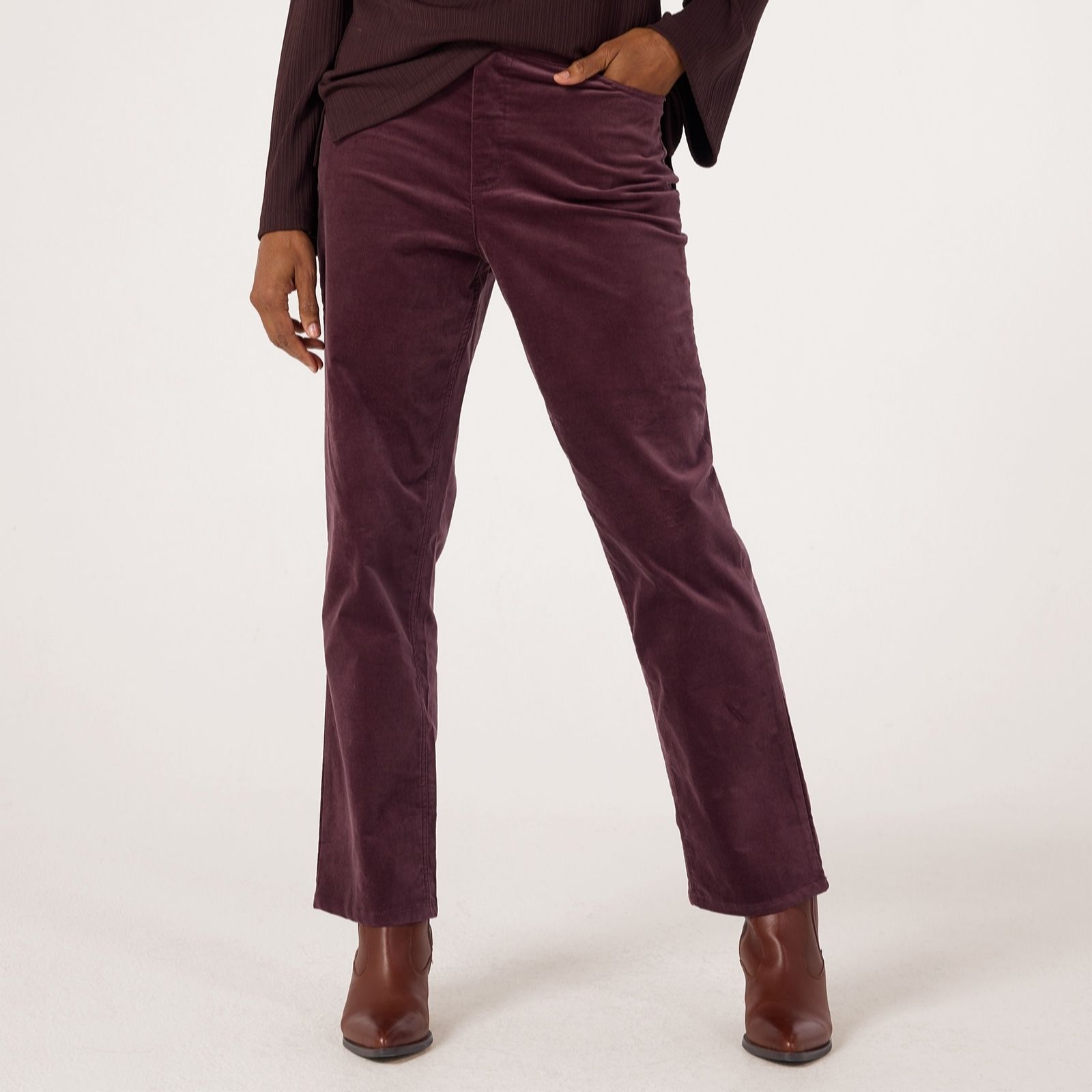Ruth Langsford Straight Leg Moleskin Trouser Tall