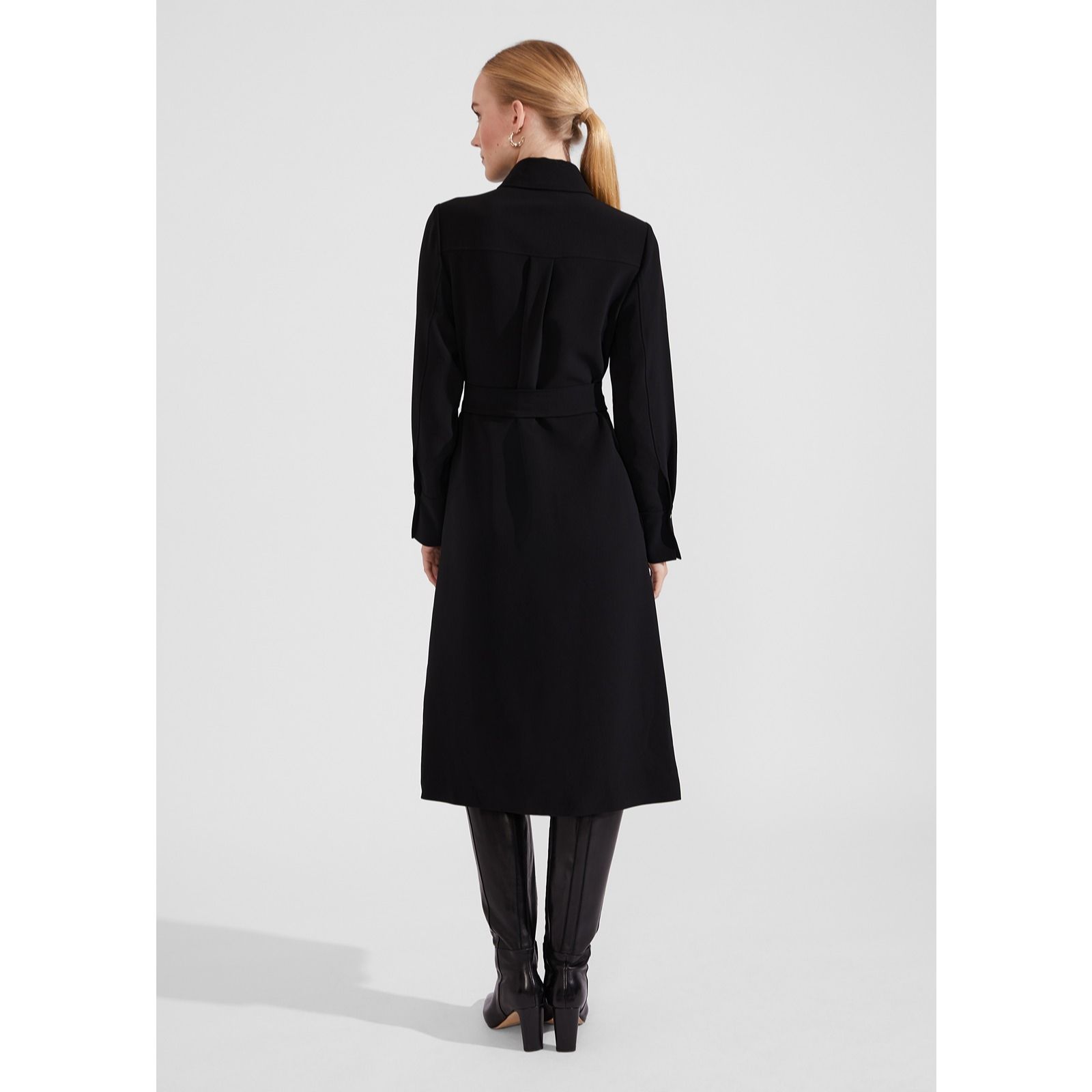 Hobbs Precilla Tailored Black Dress - QVC UK