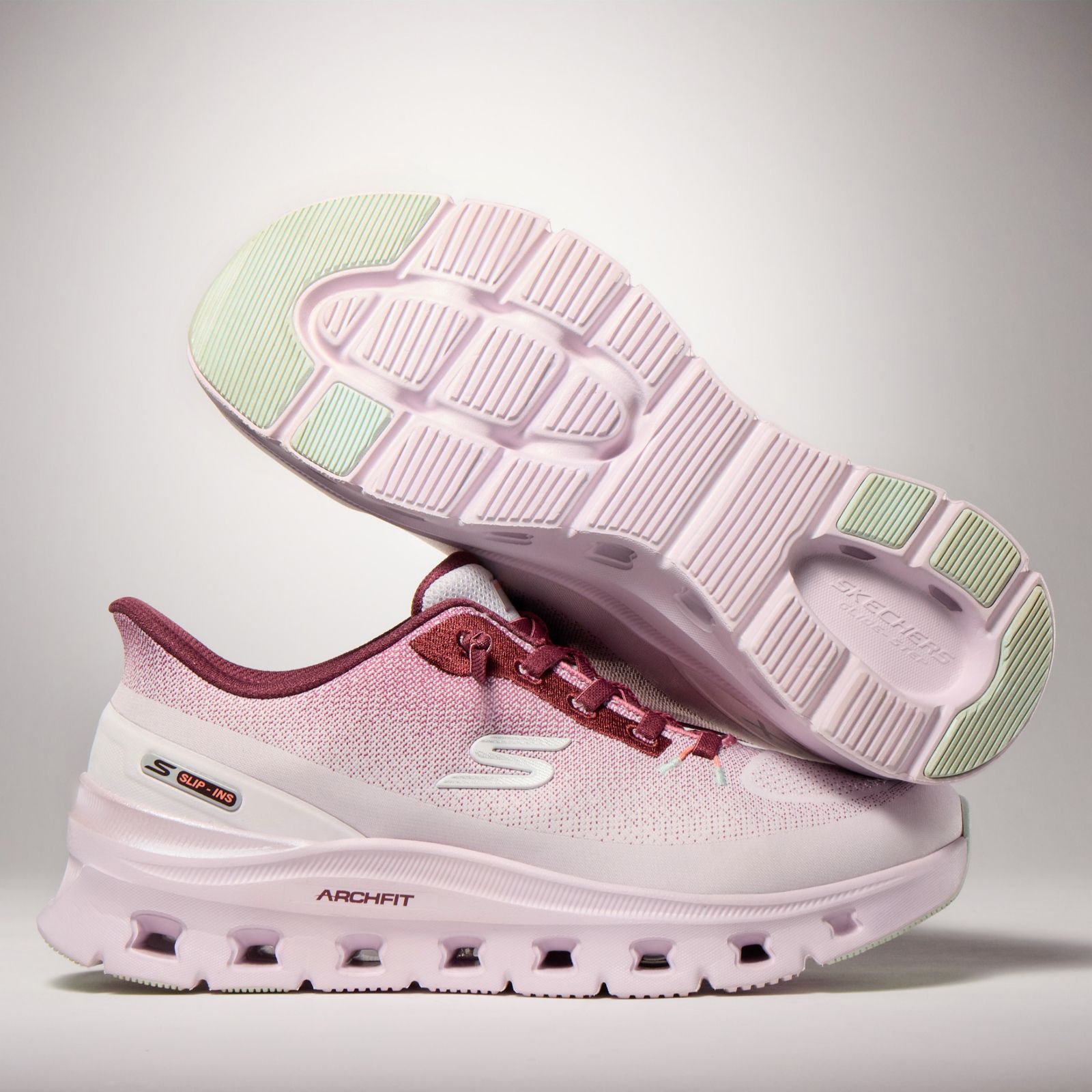 Skechers Arch Fit Glide-Step Pro Slip-Ins Trainer QVC UK