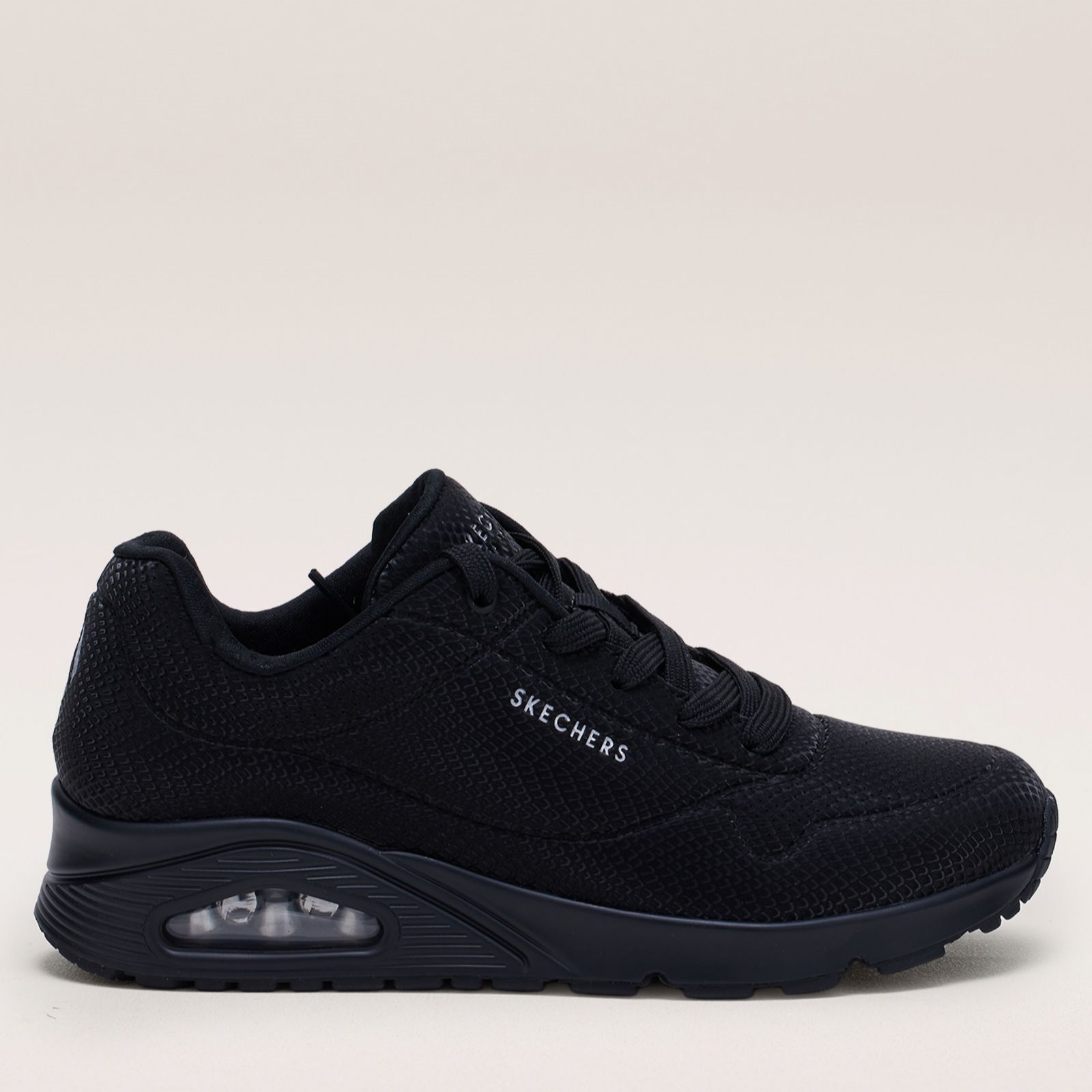 Skechers Uno Shiny Scale Lace-Up Trainer