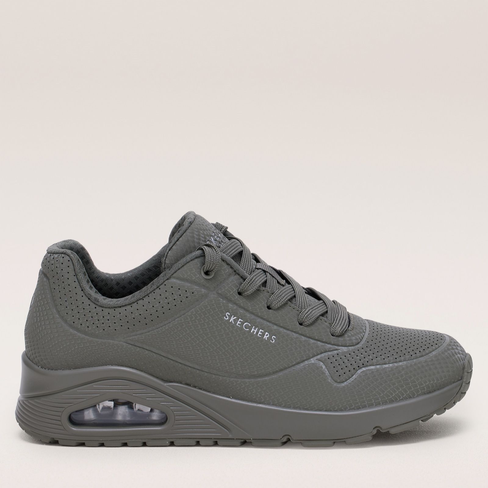 Skechers Uno Shiny Scale Lace-Up Trainer