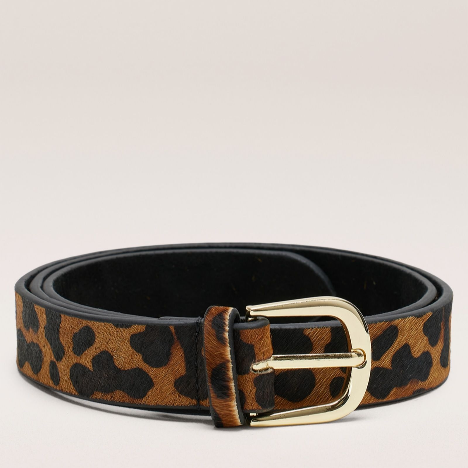 Denim and Co. Leopard Belt
