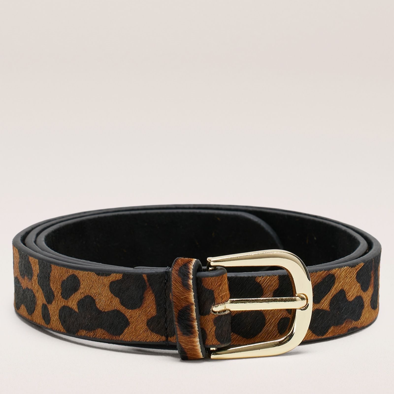 Denim and Co. Leopard Belt