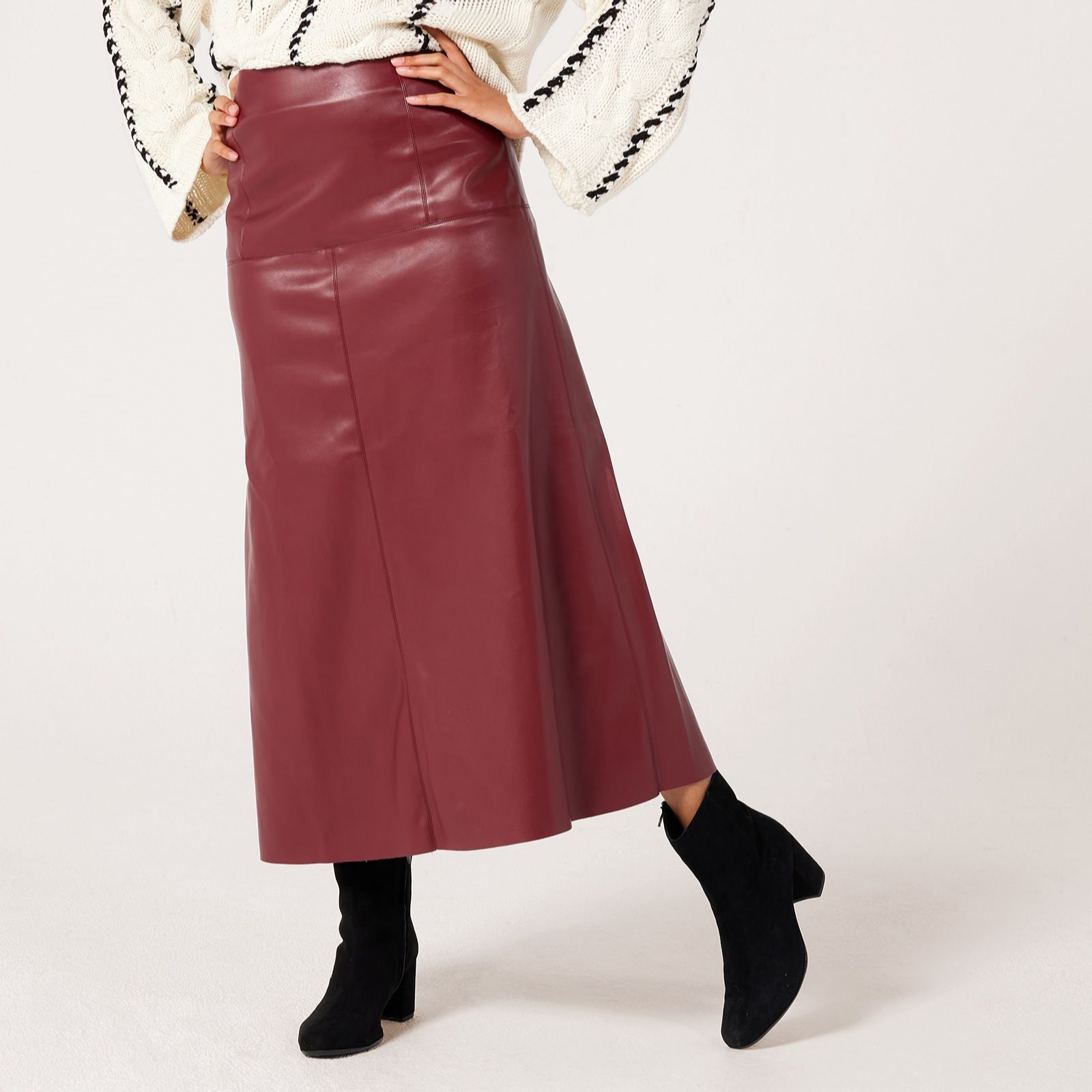 Izabel London A-line PU Skirt
