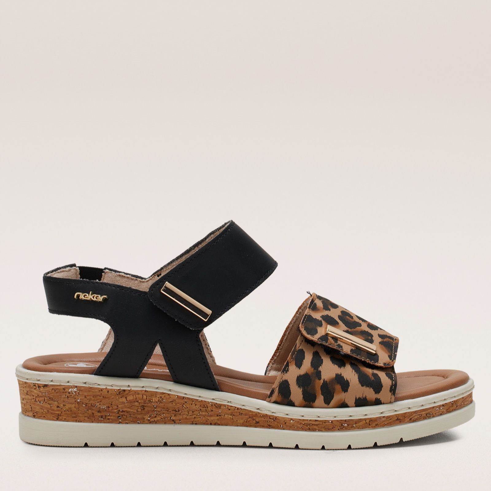 Rieker Wide Fit Wedge Sandal