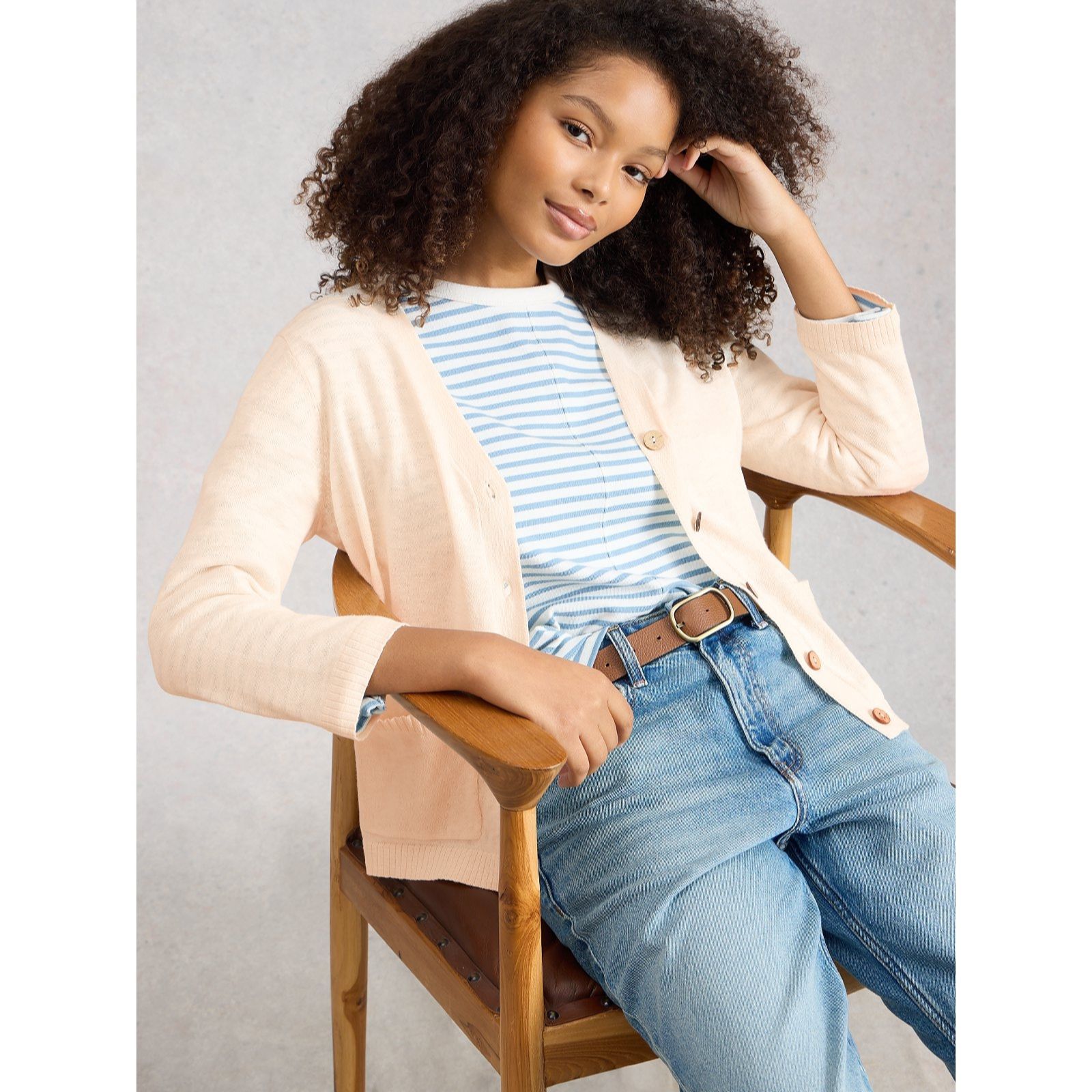 White Stuff Nova Linen Blend Cardi