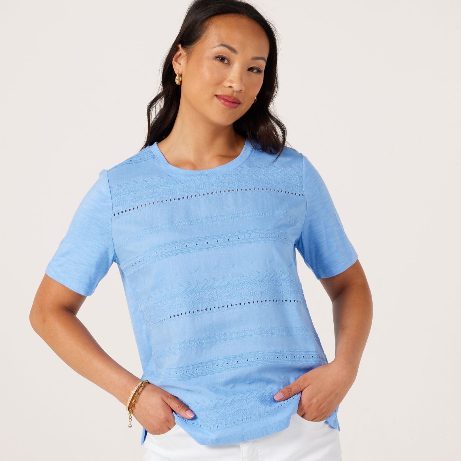 Ruth Langsford Textured Front T-Shirt