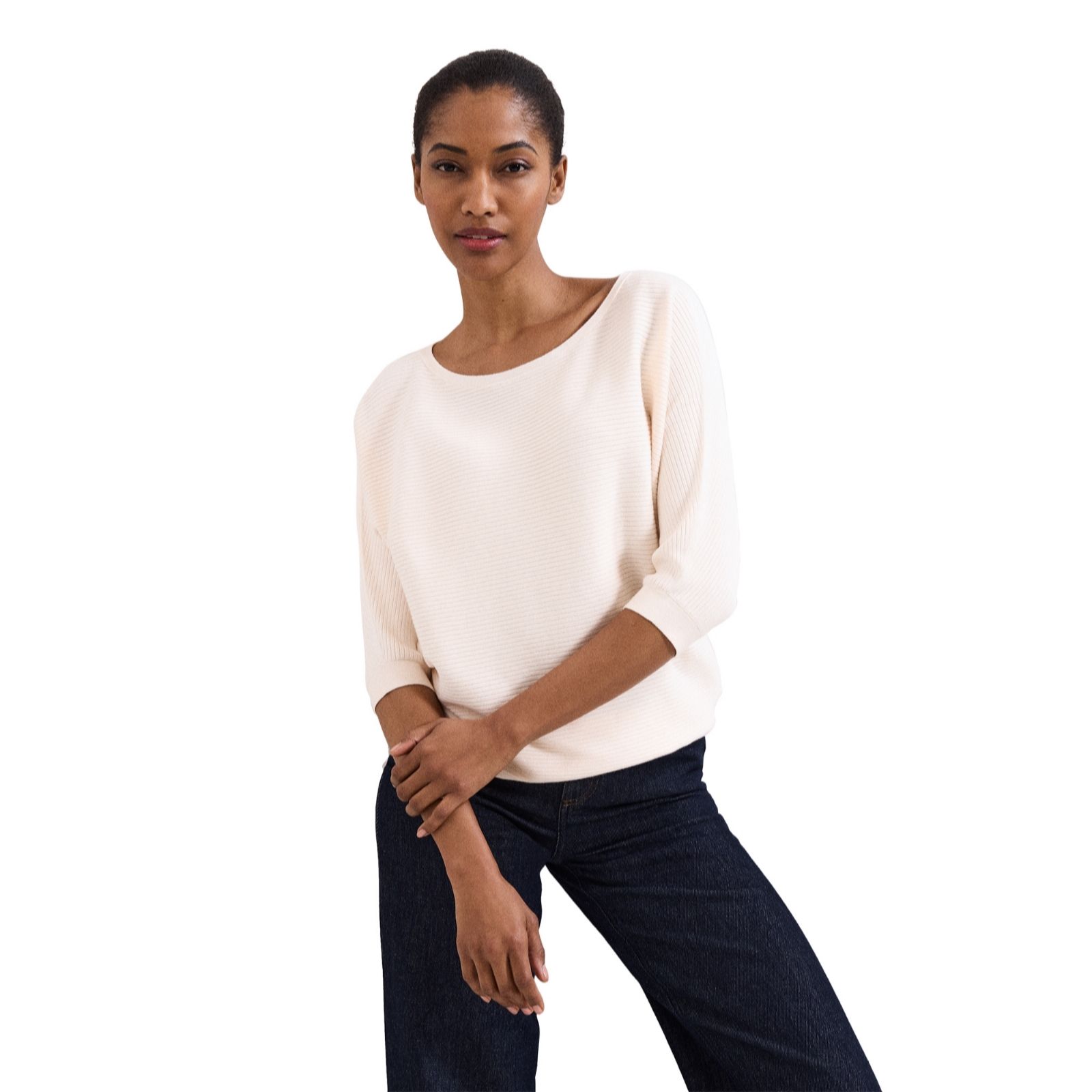 Phase Eight Giana Light Knit Ribbed Batwing Jumper