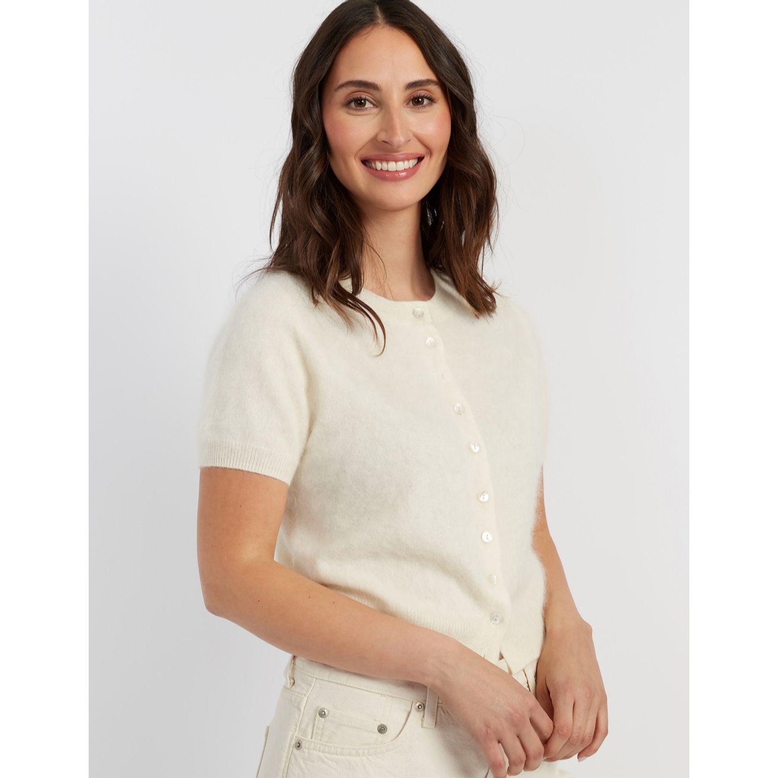 Chinti & Parker Pure 100% Cashmere Brushed Cardigan