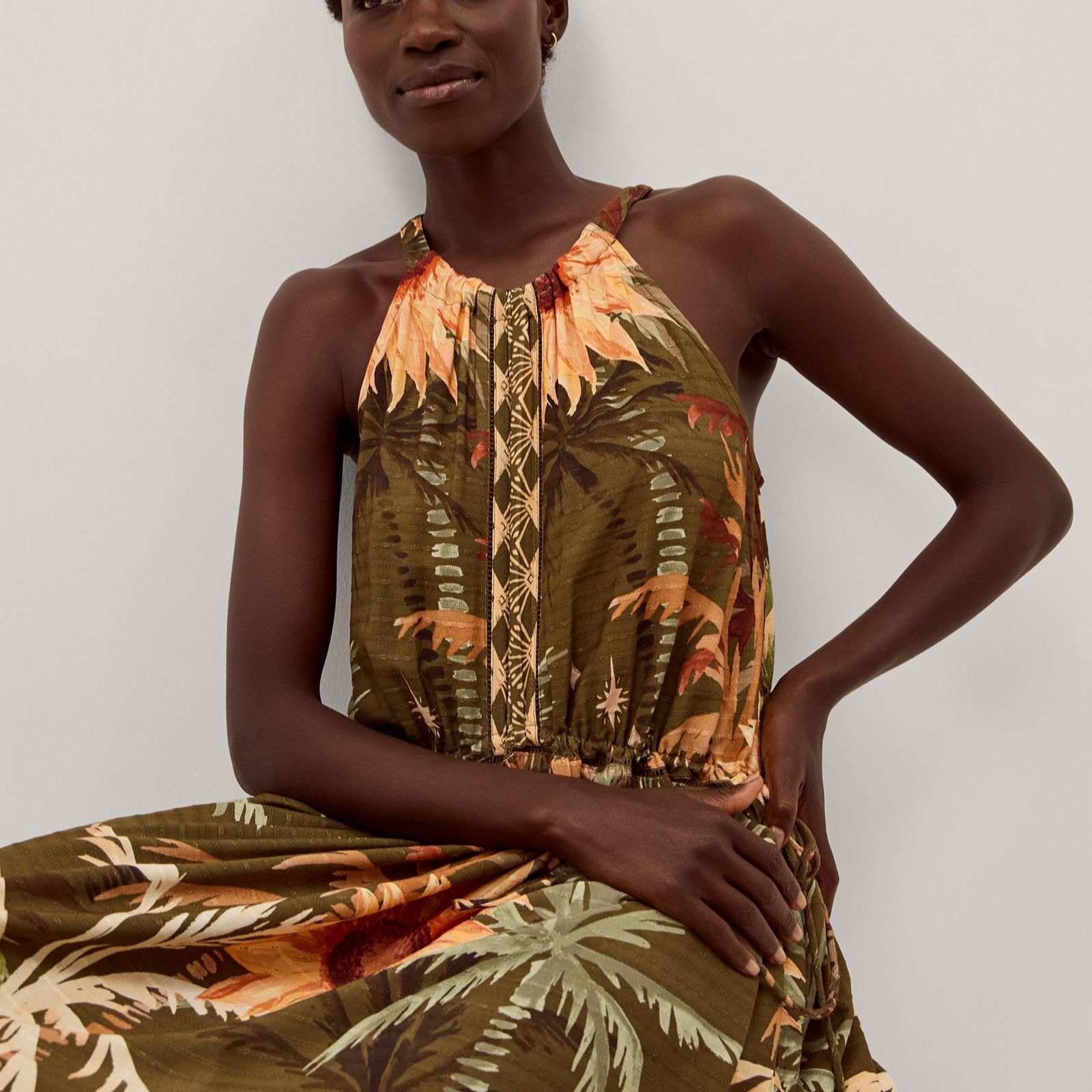 Monsoon Fallon Print Dress