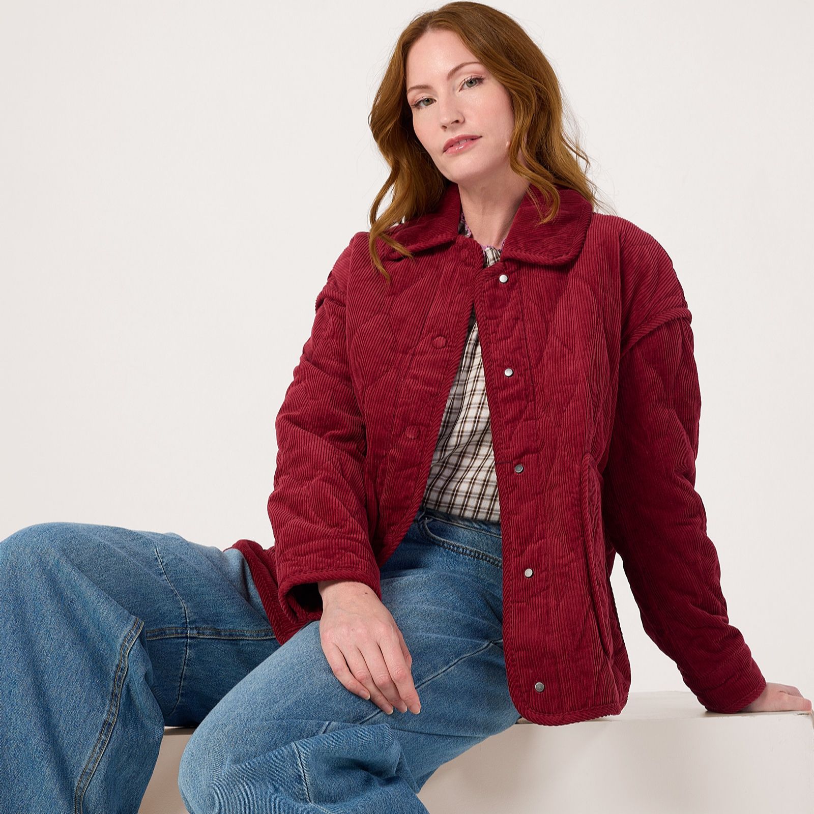Masai Copenhagen Talyra Coat Quilted Corduroy Coat