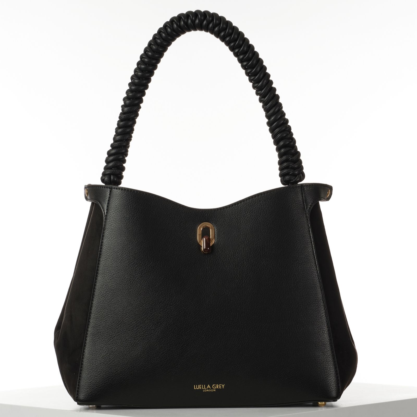 Luella Grey Simone Woven Handle Hobo