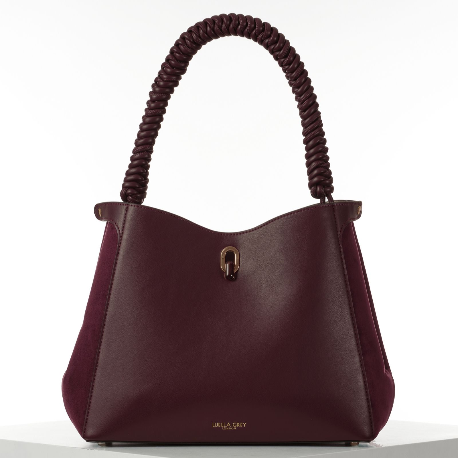 Luella Grey Simone Woven Handle Hobo