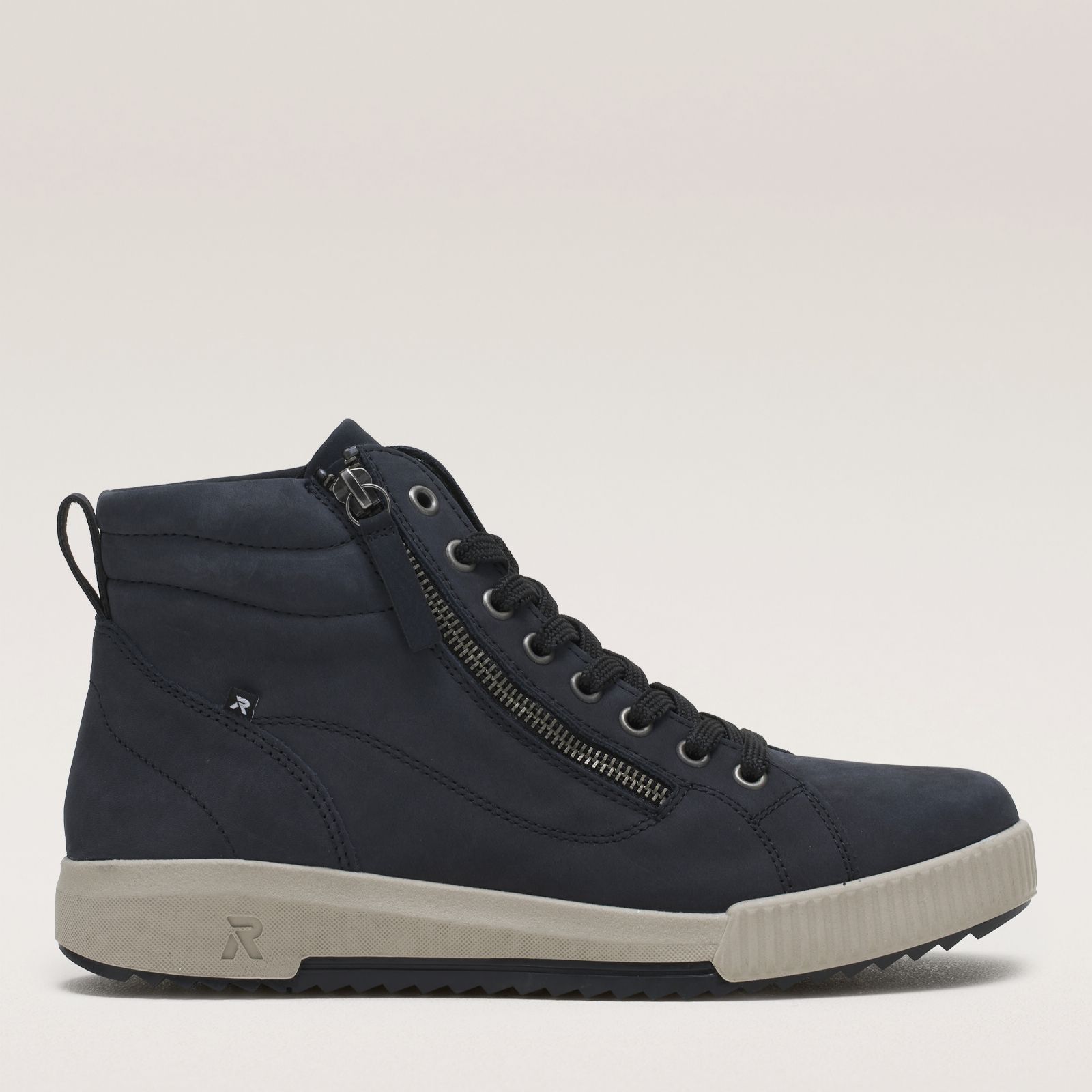 Rieker Leather Side Zip Trainer Boot