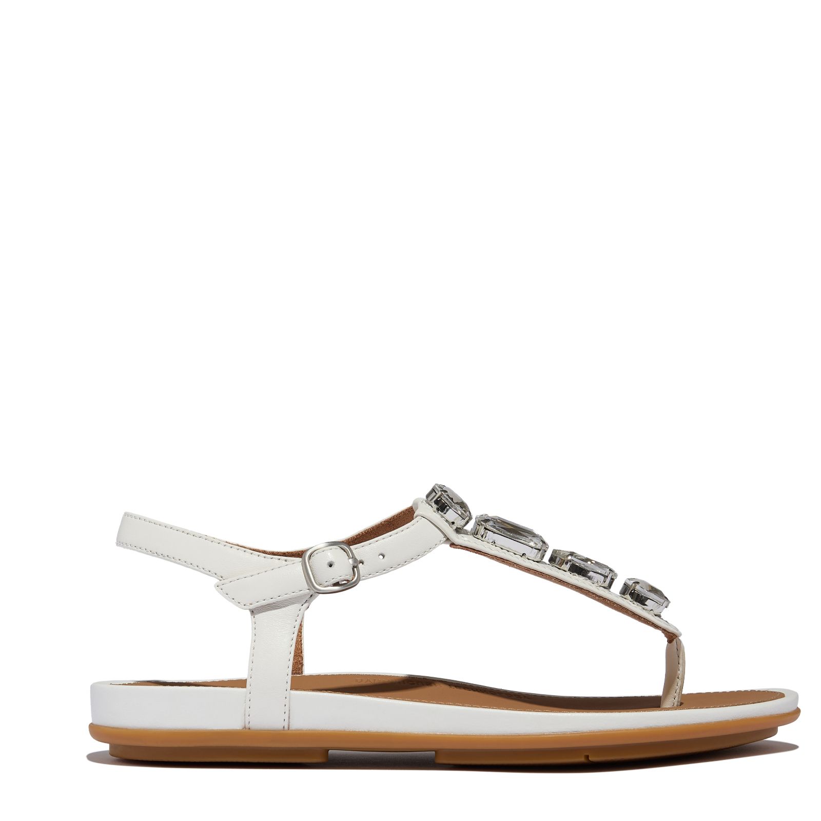 Fitflop Gracie Ultra- Jewel Leather T-Bar Sandals