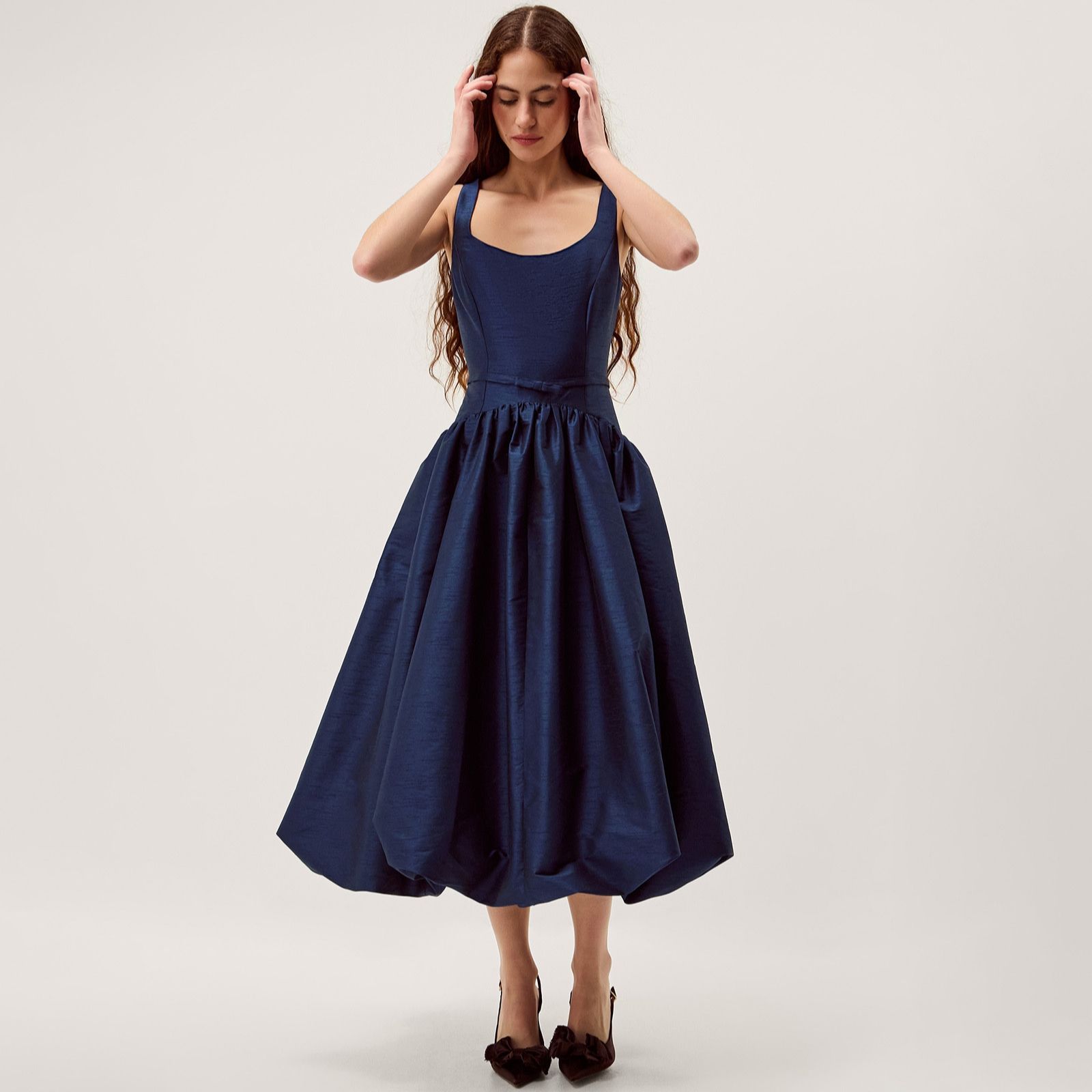 Monsoon Mila Dupion Dress