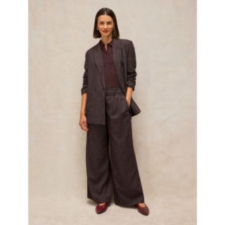 White Stuff Sasha Tweedy Wide Leg Trousers